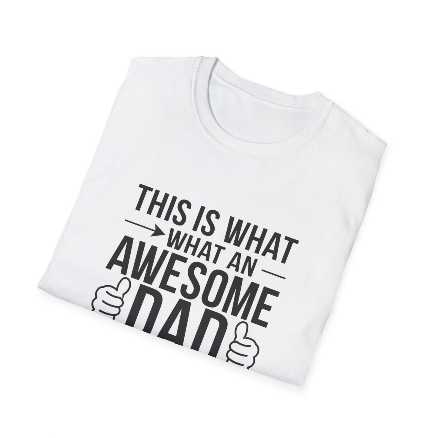 Awesome Dad Unisex Softstyle T-Shirt - Perfect Father's Day Gift