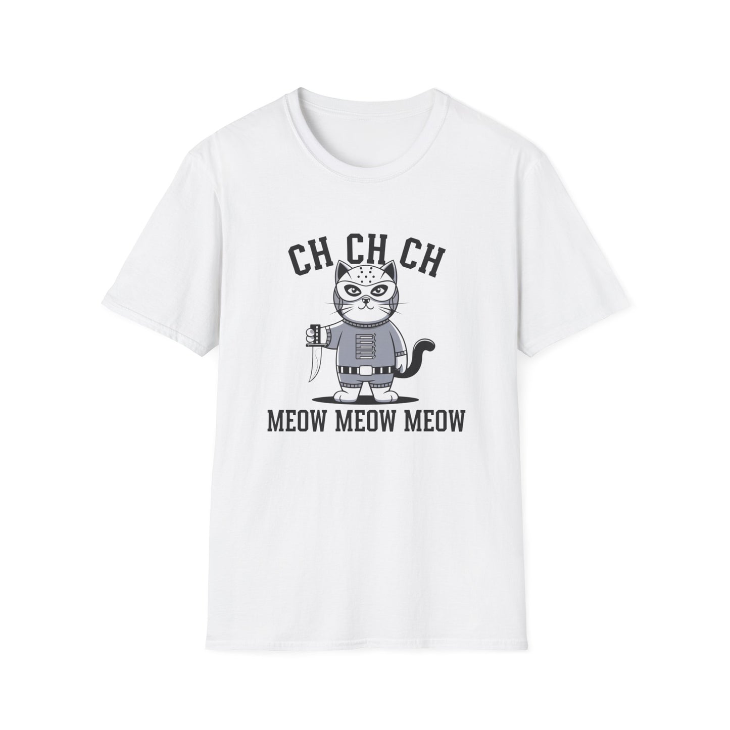 Funny Cat Graphic Tee, Unisex T-Shirt, Cute Cat Lover Gift, Pet Enthusiast Apparel, Meow Meow Meow Shirt