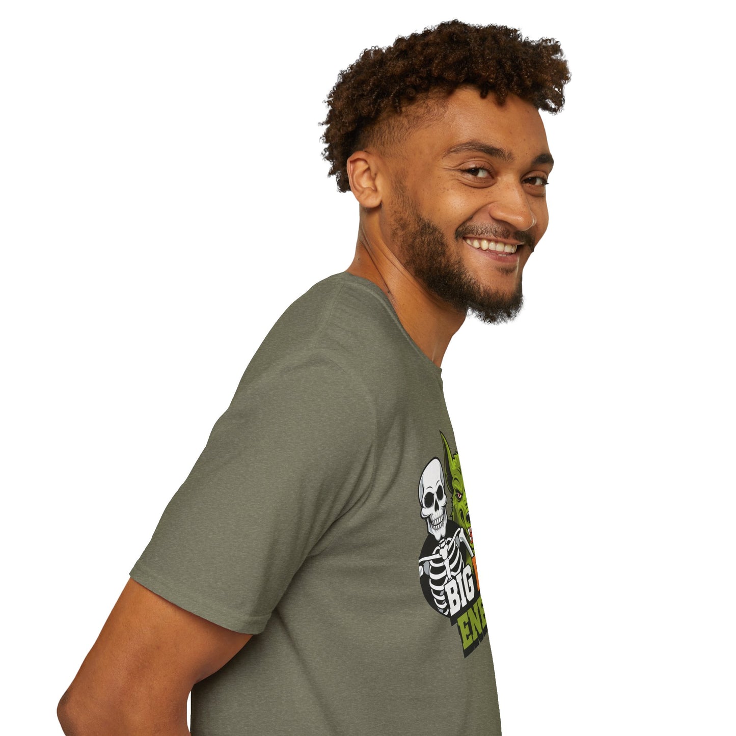 Halloween Graphic Tee, Big Ween Energy Shirt, Unisex Softstyle T-Shirt, Spooky Season Apparel, Fun Halloween Costume Top