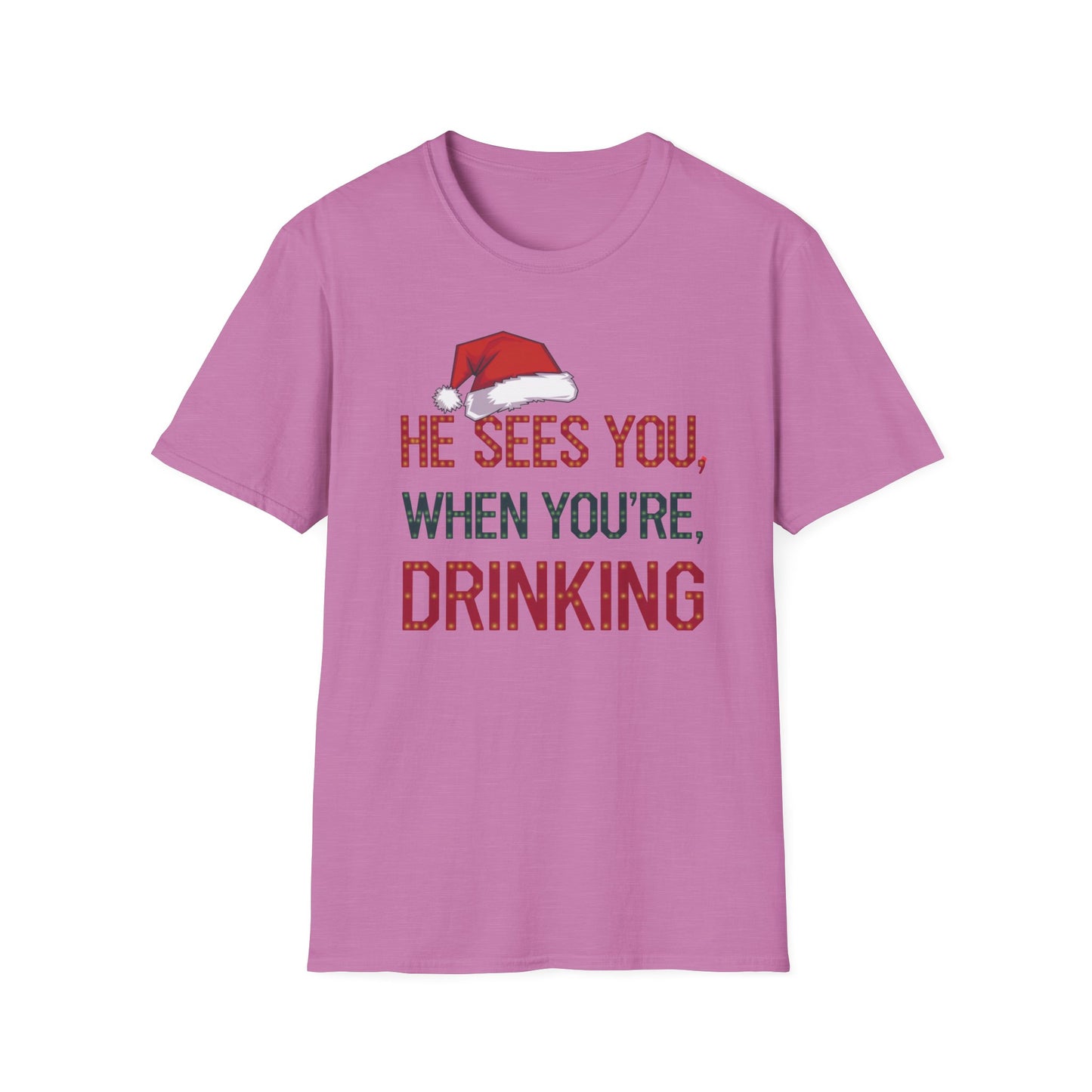 Festive Drink Humor T-Shirt - Perfect for Christmas Parties, Holiday Gatherings, Gift for Friends, Funny Apparel, Unisex Christmas Tee