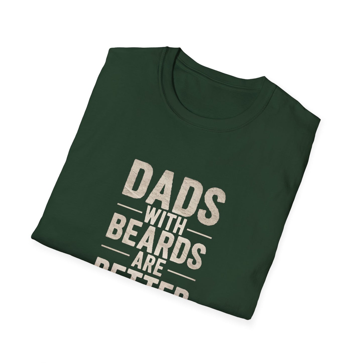 Dads with Beards Unisex Softstyle T-Shirt - Perfect Gift for Father's Day