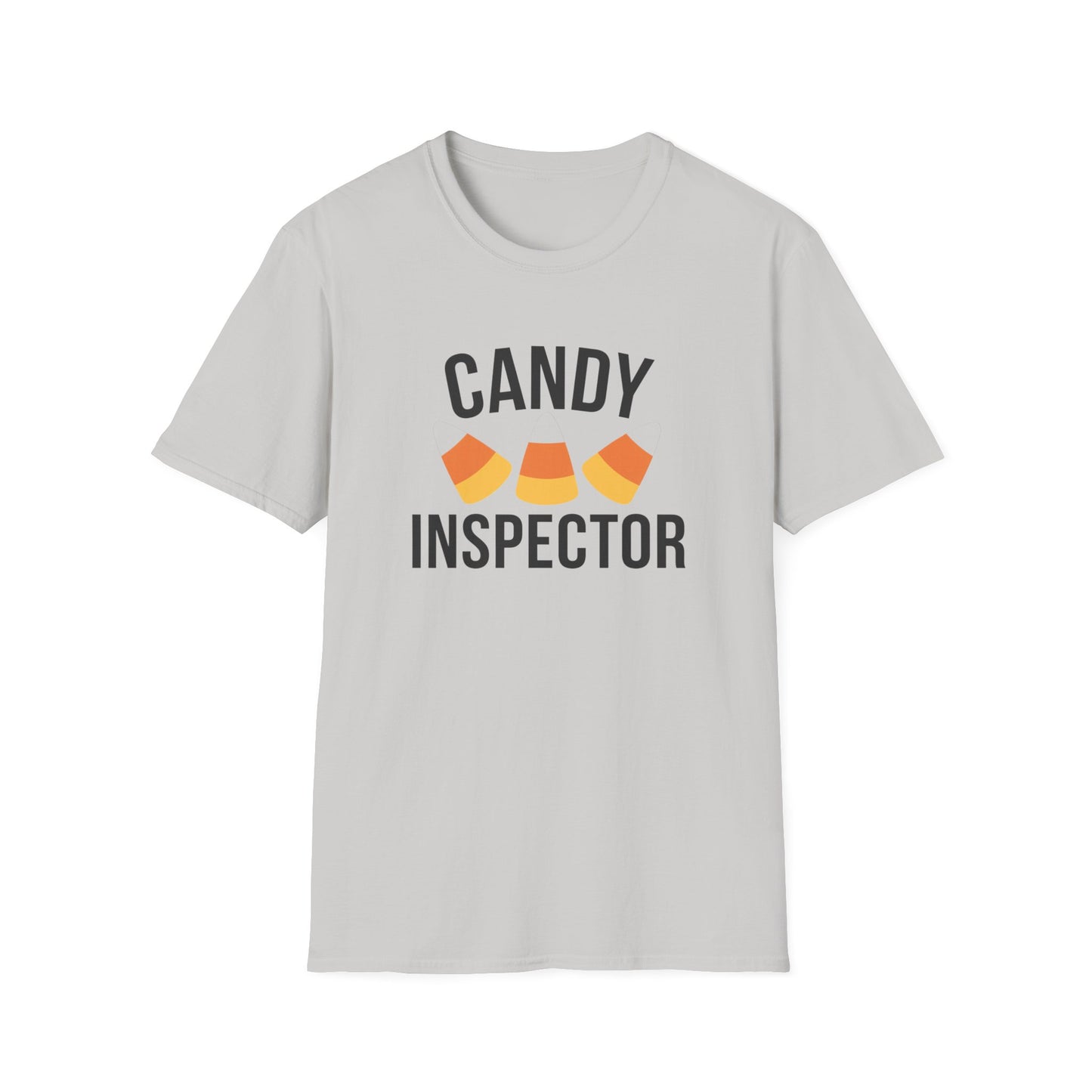 Fun Candy Inspector T-Shirt for Halloween, Unisex Graphic Tee, Sweet Tooth Apparel, Perfect for Fall Celebrations, Trick or Treat