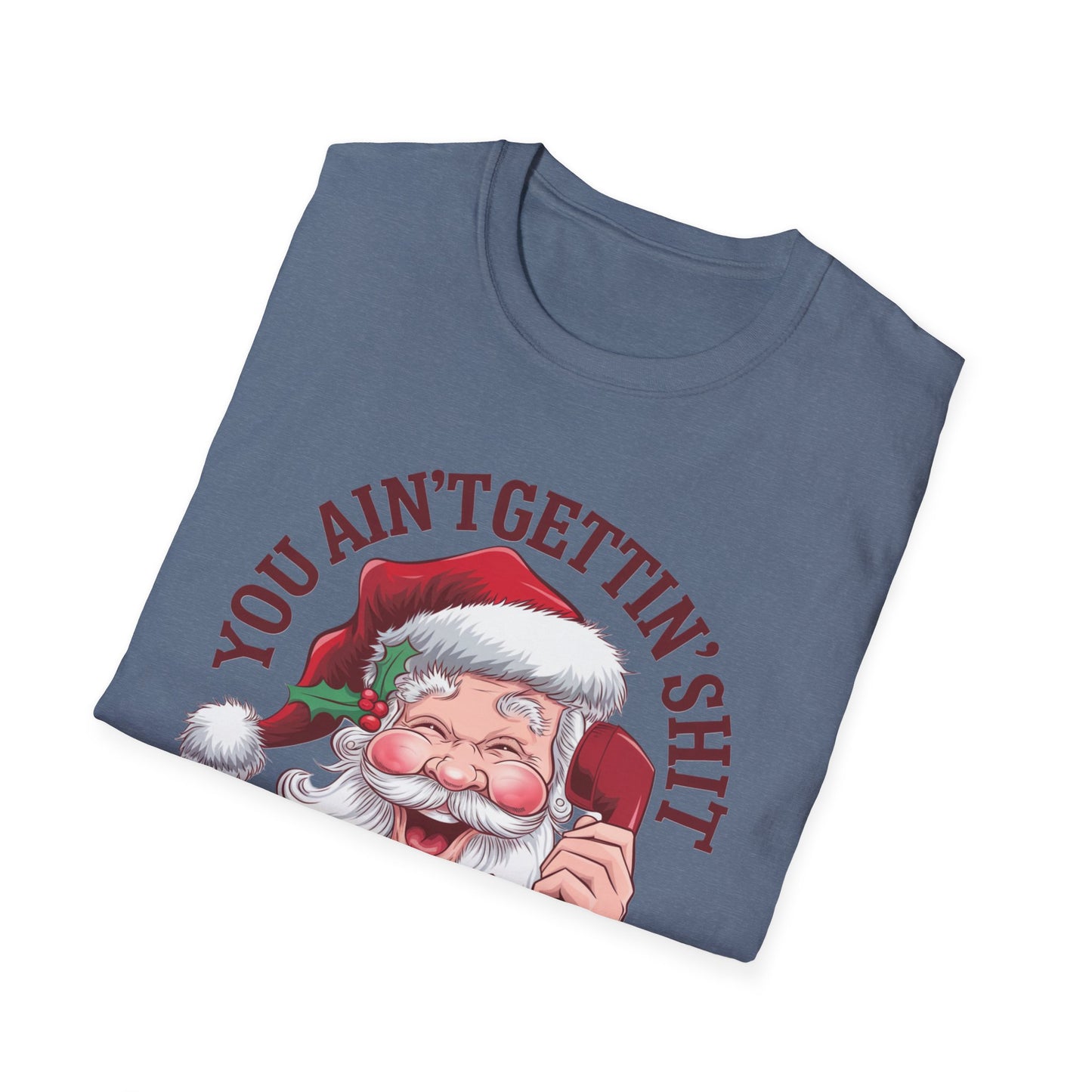 Funny Christmas T-Shirt, Holiday Gift, Santa Humor Tee, Unisex Graphic Shirt, Xmas Party Outfit, Unique Gift Idea