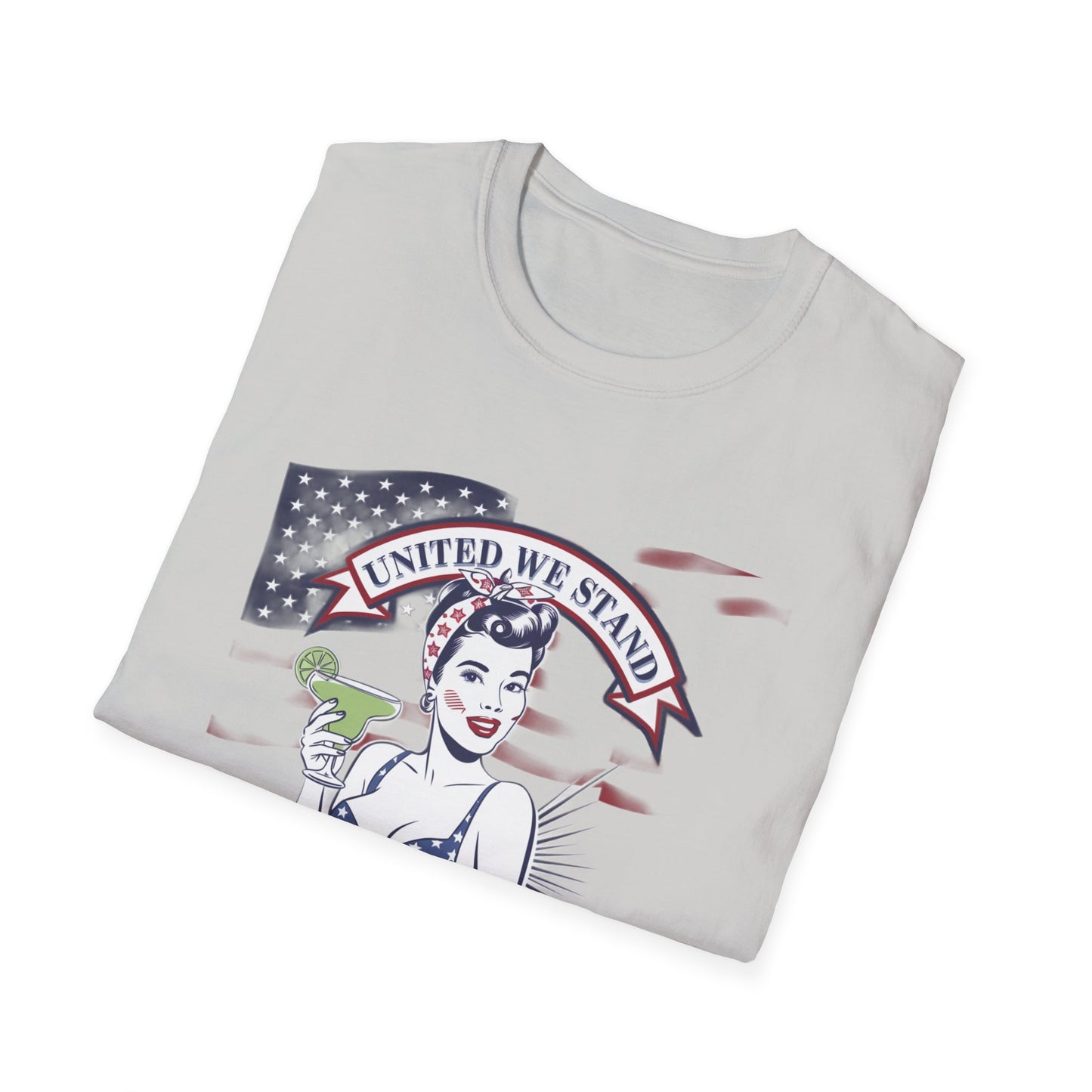 Patriotic Margarita Unisex T-Shirt - 'United We Stand' Design