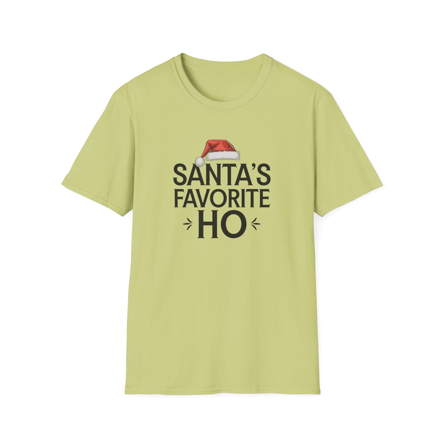 Santa's Favorite Ho Unisex T-Shirt, Funny Christmas Shirt, Holiday Gift, Jolly Tee, Christmas Party Wear, Seasonal Humor Top