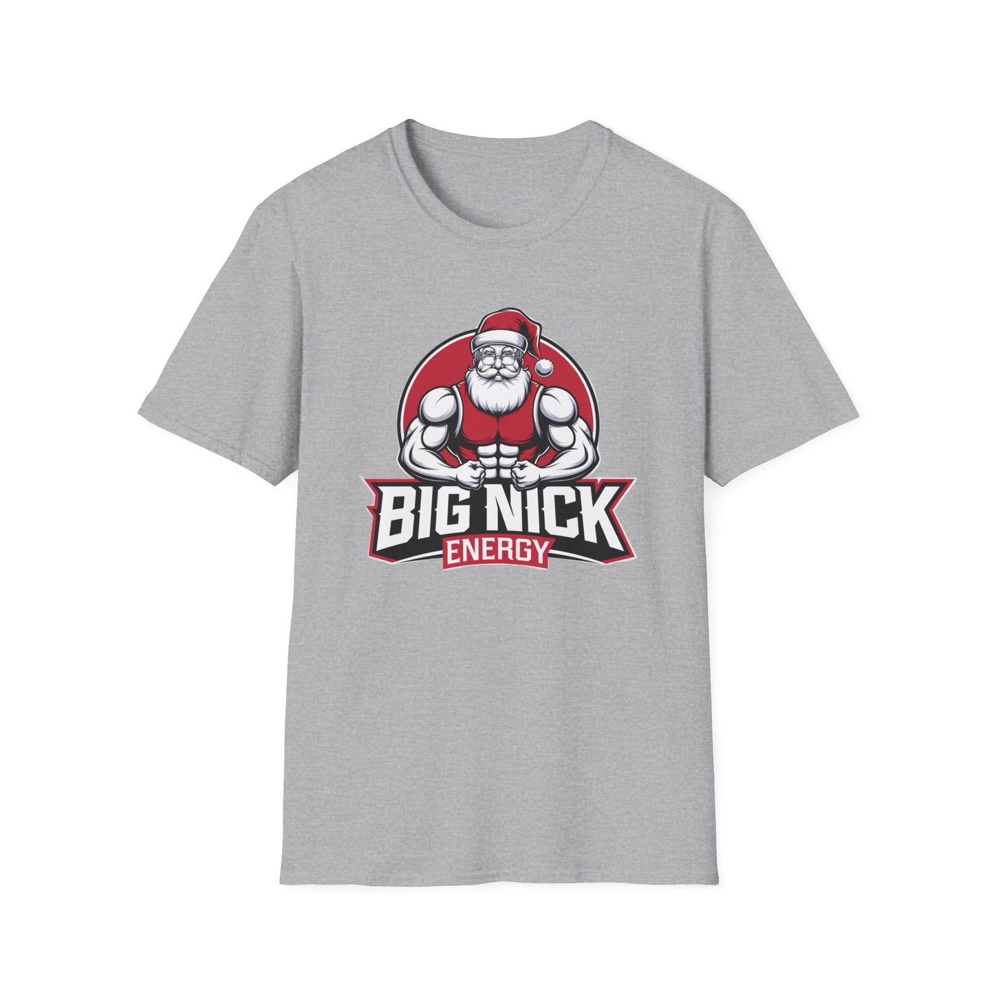 Christmas Muscle Santa Unisex T-Shirt, Holiday Gift, Funny Tee, Santa Outfit, Christmas Apparel