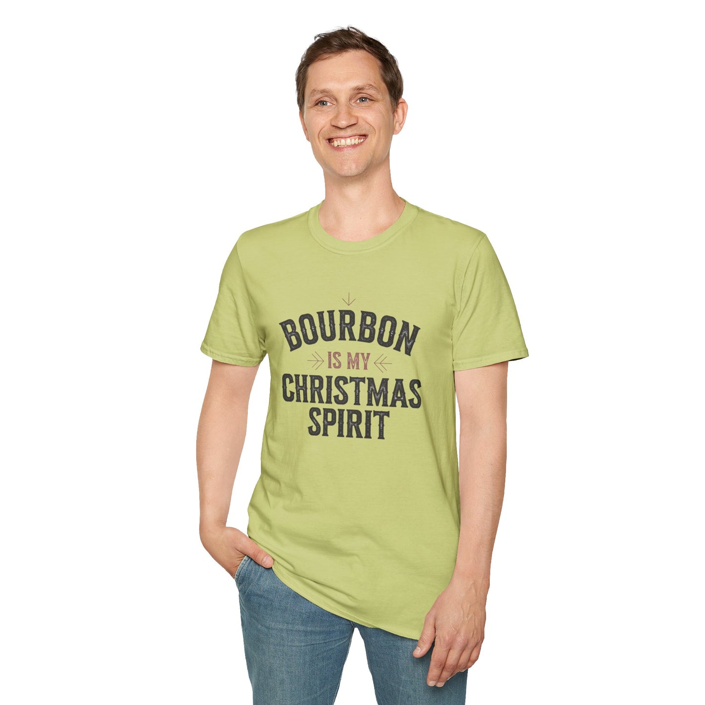 Bourbon-Themed Unisex T-Shirt | Perfect Holiday Gift, Christmas Party Attire, Festive Apparel, Gift for Bourbon Lovers