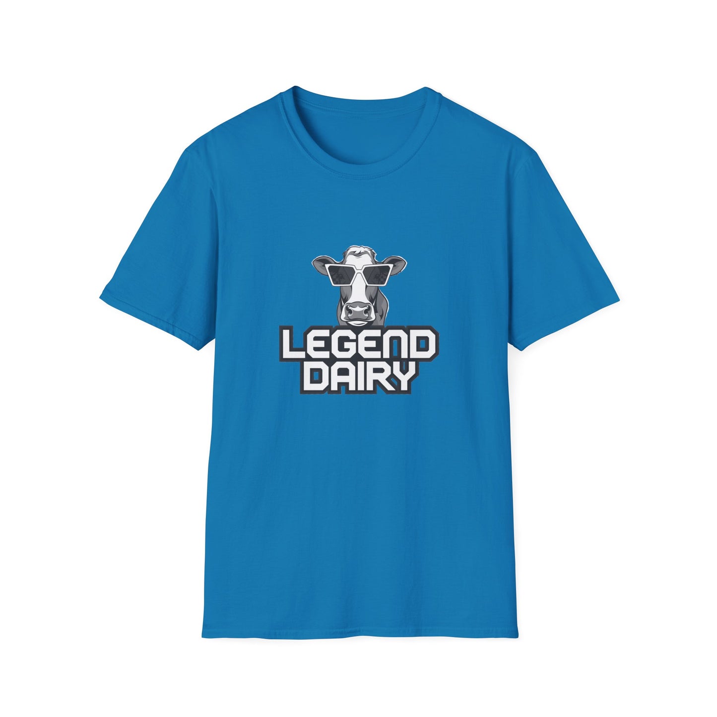 Legend Dairy Unisex Softstyle T-Shirt - Fun Cow Graphic Tee