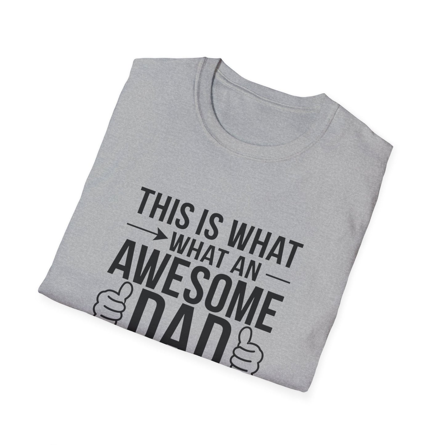 Awesome Dad Unisex Softstyle T-Shirt - Perfect Father's Day Gift