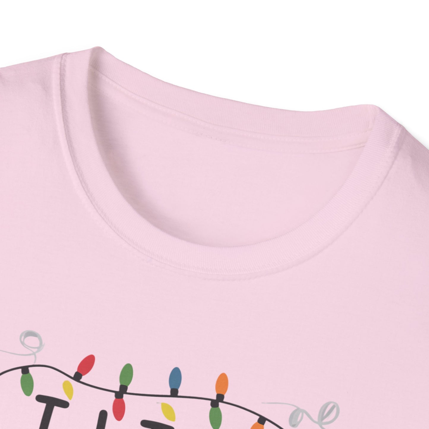 I Like Big Bulbs Unisex Softstyle T-Shirt | Fun Graphic Tee, Holiday Apparel, Christmas Shirt, Gift for Him/Her, Lighthearted Wear