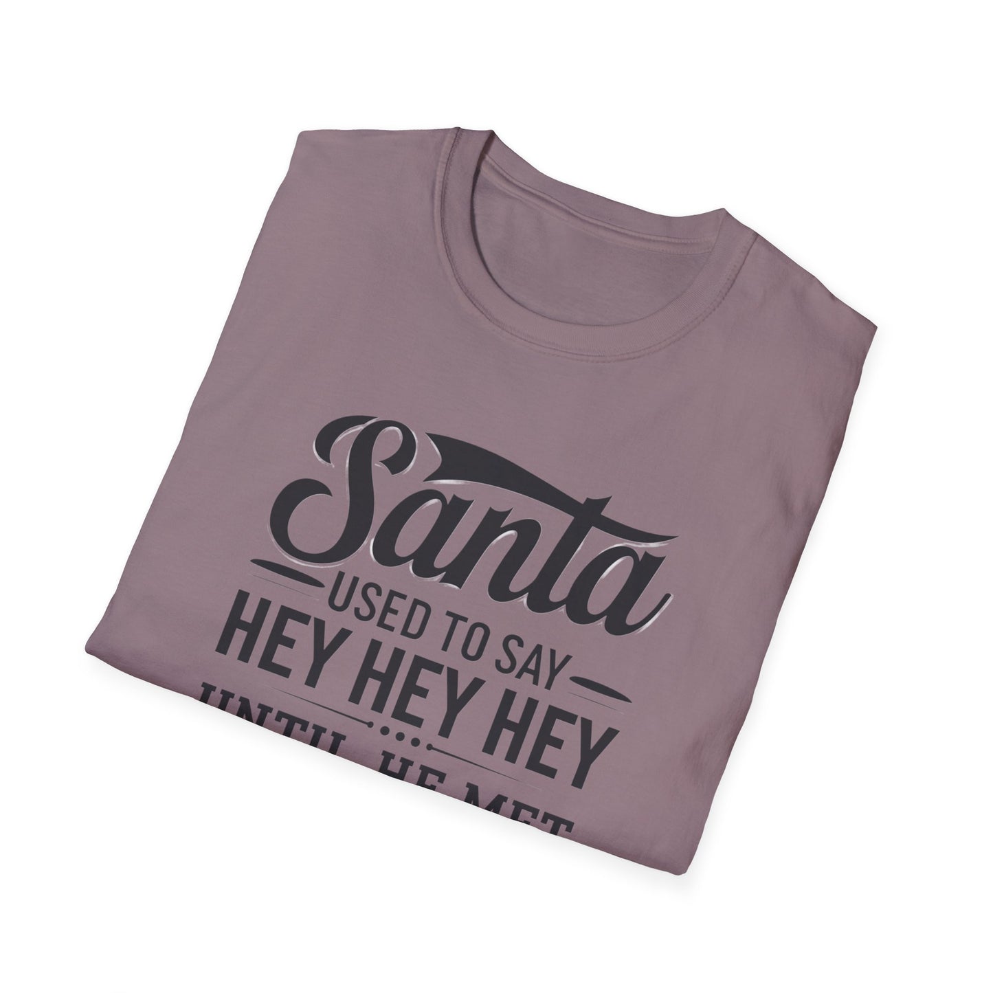 Funny Santa T-Shirt for Christmas, Holiday Shirt, Unisex Graphic Tee, Gift for Mom, Family Gathering Tee, Fun Holiday Apparel
