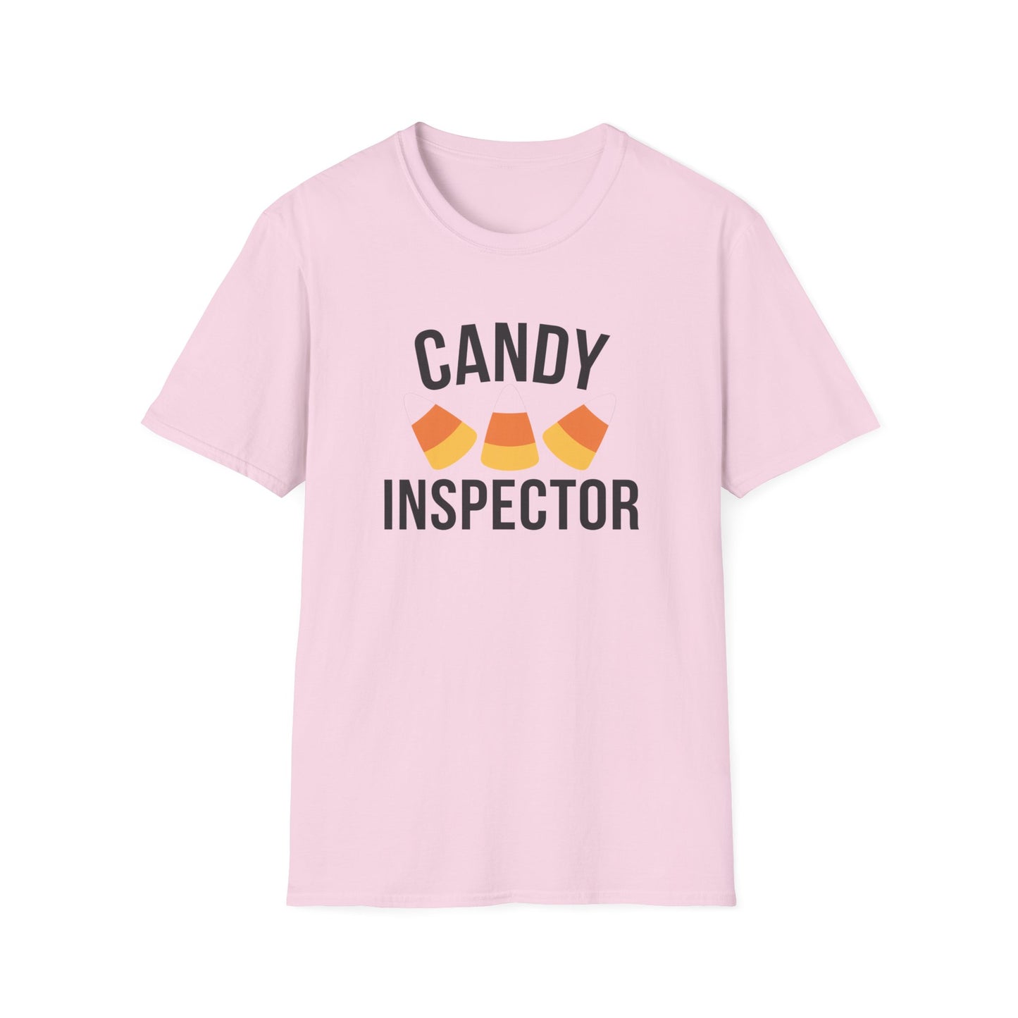 Fun Candy Inspector T-Shirt for Halloween, Unisex Graphic Tee, Sweet Tooth Apparel, Perfect for Fall Celebrations, Trick or Treat