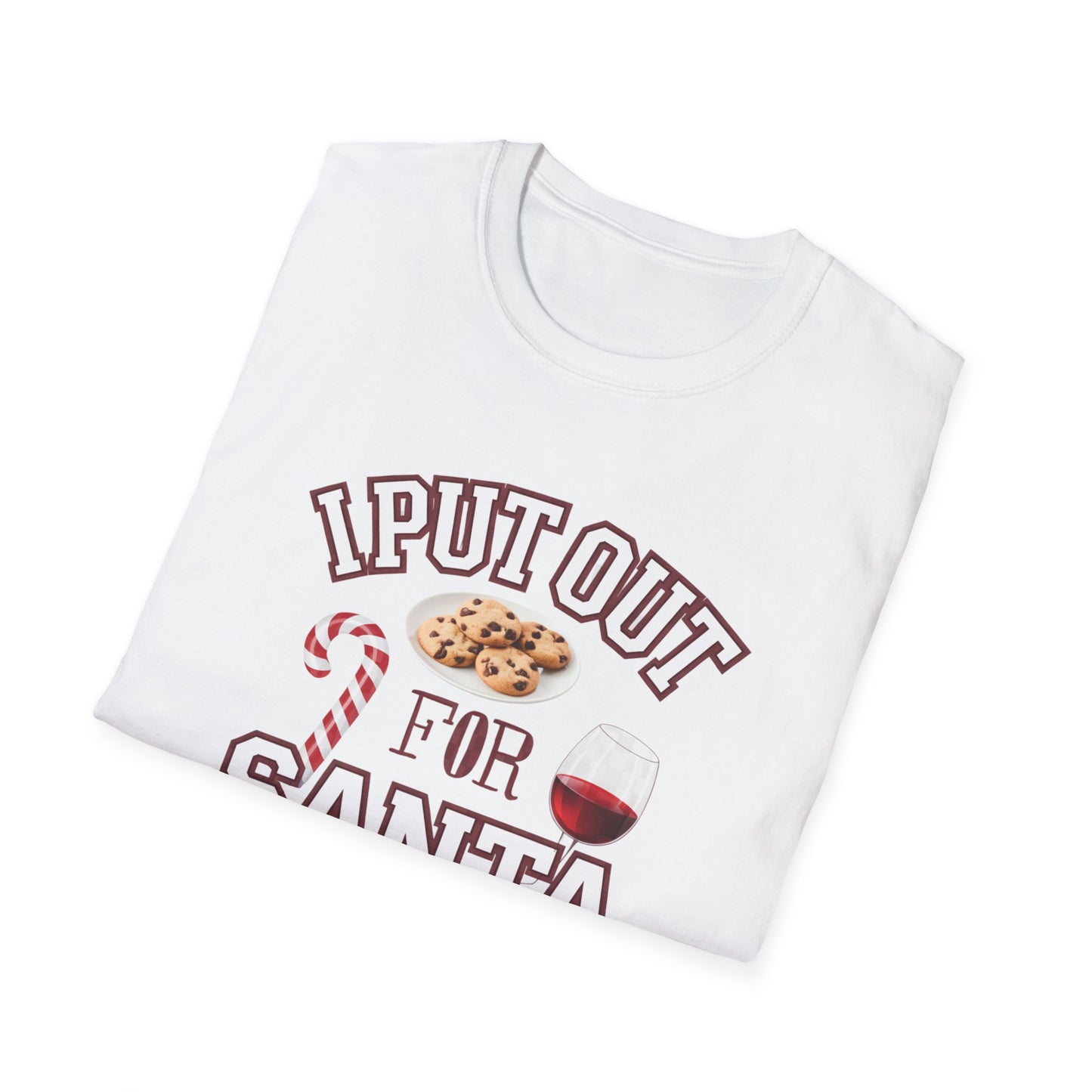 I Put Out for Santa Unisex T-Shirt | Funny Christmas Tee, Holiday Gift, Baking Shirt, Santa Apparel, Xmas Humor Shirt