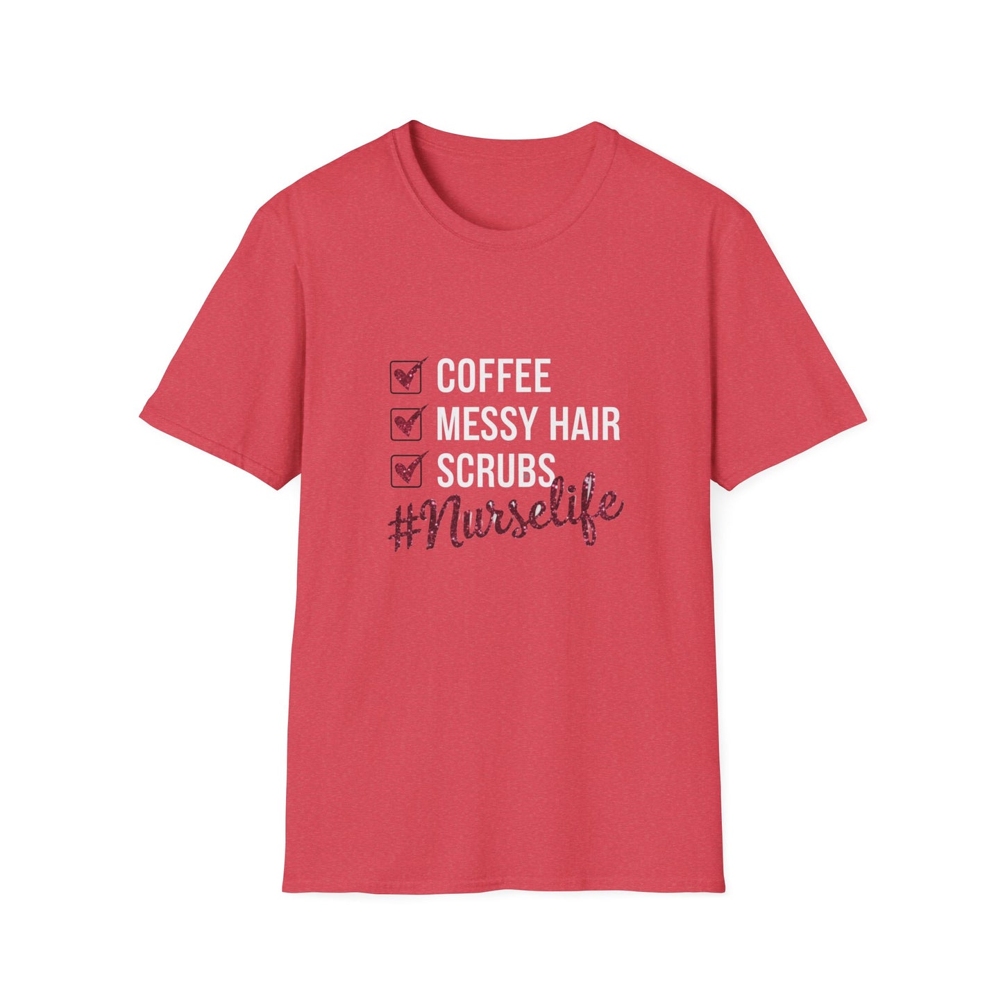 Nurse Life Unisex Softstyle T-Shirt - Perfect for Healthcare Professionals