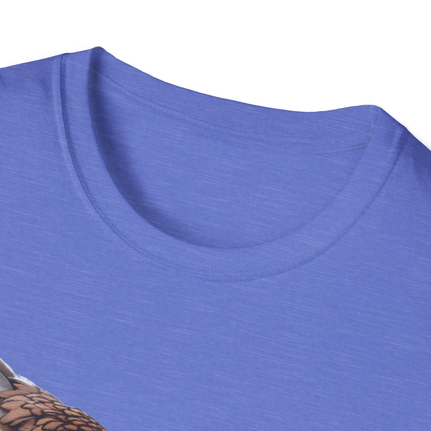 Funny Chicken Pi Unisex Softstyle T-Shirt - Quirky Math Humor Tee