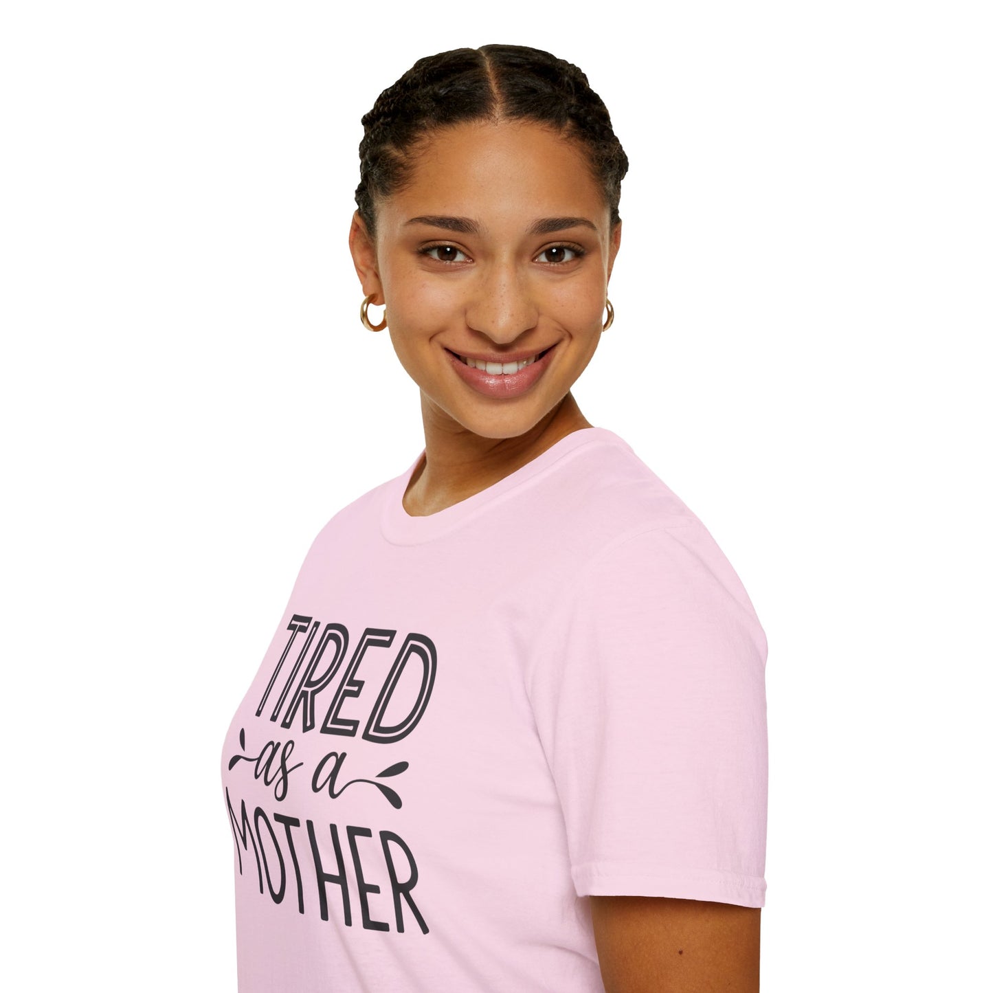 Funny Mom T-Shirt, Tired as a Mother Tee, Gift for Moms, Mother's Day Shirt, Casual Wear for Mothers, Parenting Humor Top