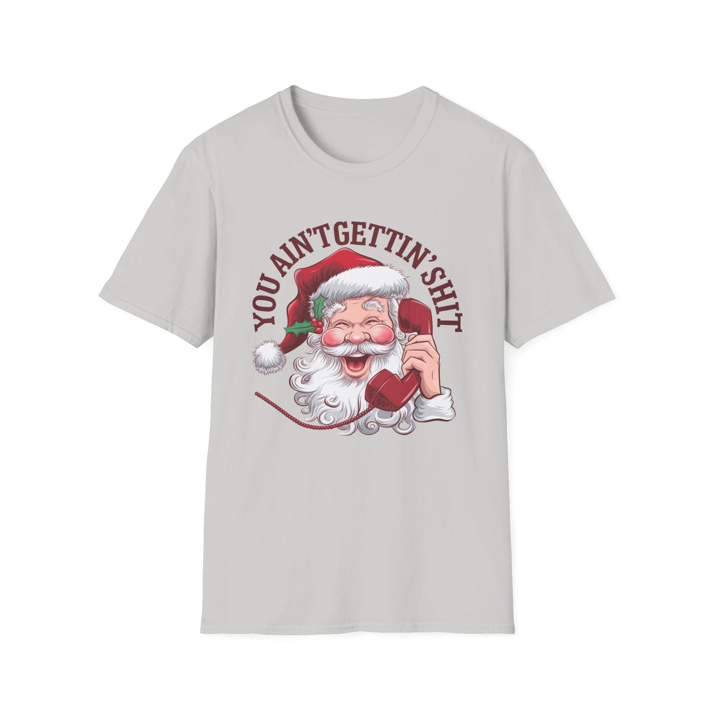 Funny Christmas T-Shirt, Holiday Gift, Santa Humor Tee, Unisex Graphic Shirt, Xmas Party Outfit, Unique Gift Idea