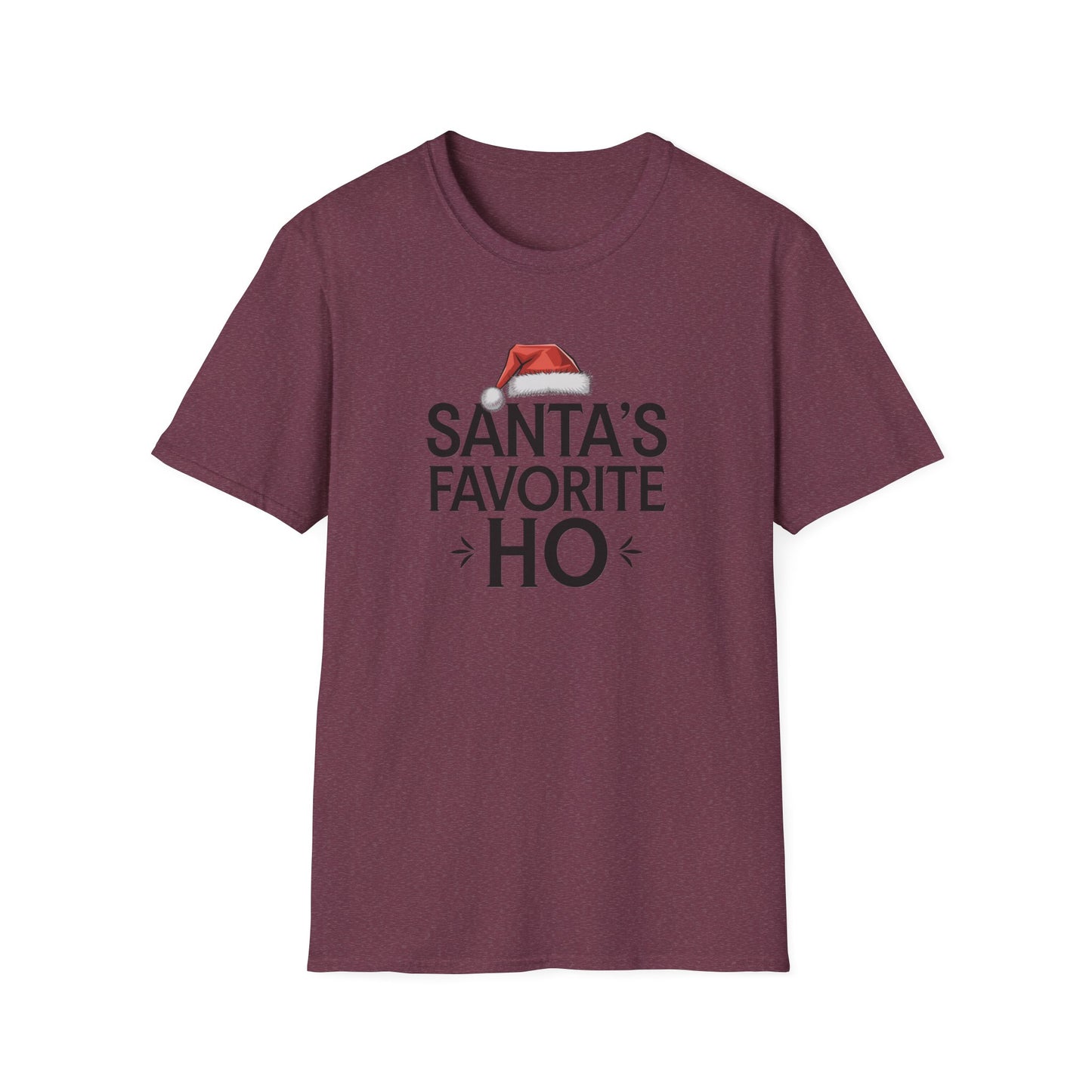 Santa's Favorite Ho Unisex T-Shirt, Funny Christmas Shirt, Holiday Gift, Jolly Tee, Christmas Party Wear, Seasonal Humor Top