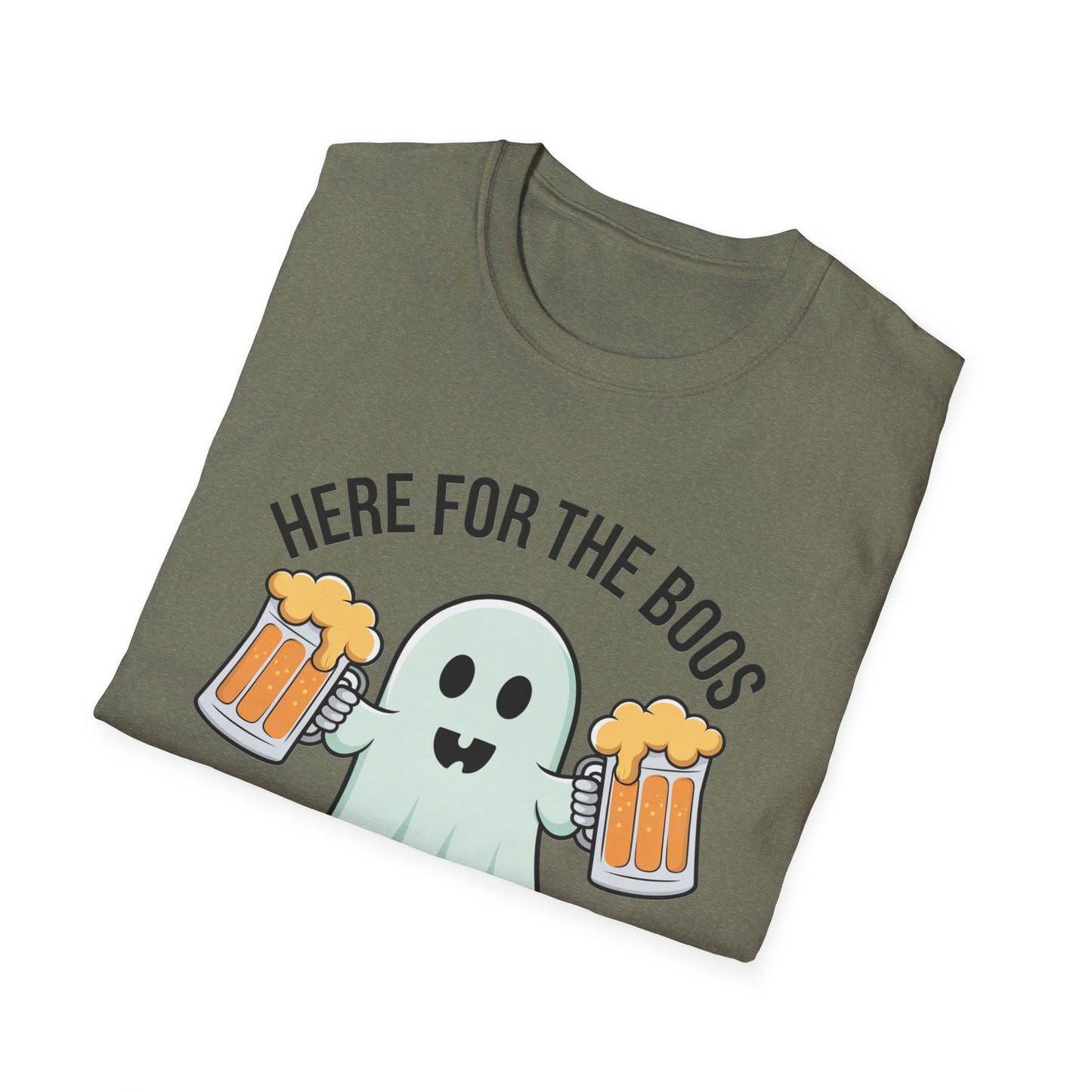 Ghostly Humor Unisex T-Shirt - Perfect for Halloween, Casual Outings, and Party Vibes, Fun Apparel, Spooky Season Tee, Gift for Friends