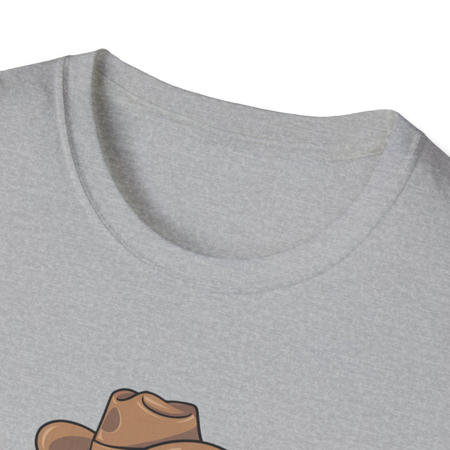 Ghostly Cowboy T-Shirt, Fun Halloween Tee, Spooky Ghost Shirt, Unisex Graphic Shirt, Witchy Casual Wear, Cute Halloween Gift