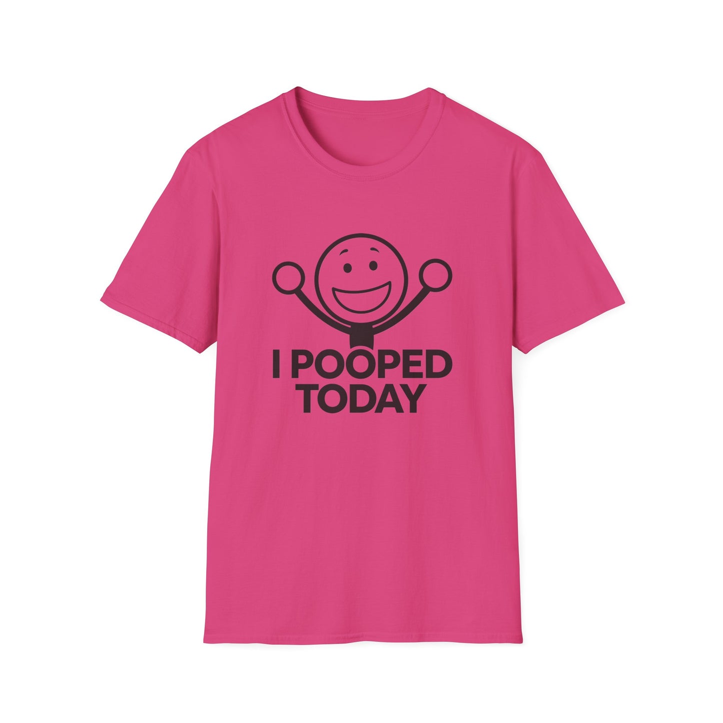 Funny Unisex T-Shirt - 'I Pooped Today' Humor Tee