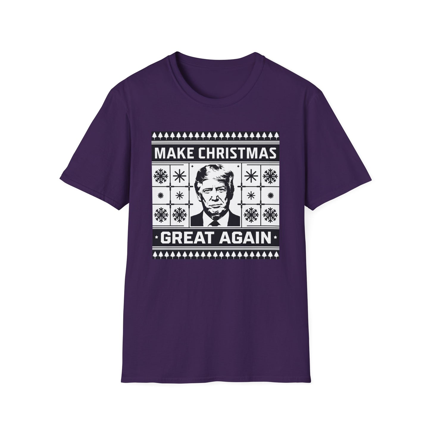 Christmas Humor T-Shirt, Unisex Holiday Tee, Make Christmas Great Again Shirt, Funny Xmas Apparel, Gift for Trump Fans