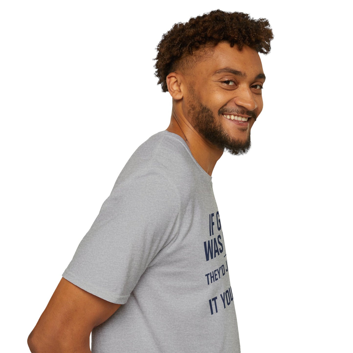 Humorous Golf T-Shirt - "If Golf Was Easy They'd Just Call It Your Mom"