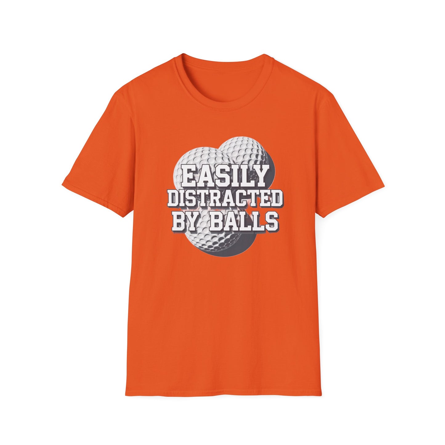 Easily Distracted Golf T-Shirt | Unisex Softstyle Tee for Golf Lovers