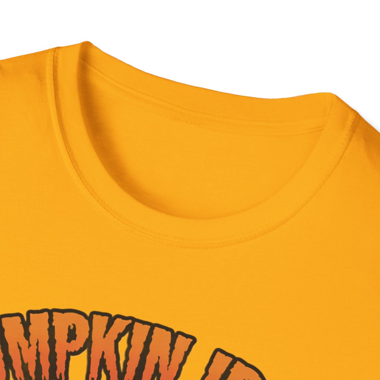 Halloween Pumpkin Iron Gym T-Shirt, Funny Fall Workout Top, Unisex Fitness Apparel, Spooky Season Gift, October Gym Shirt