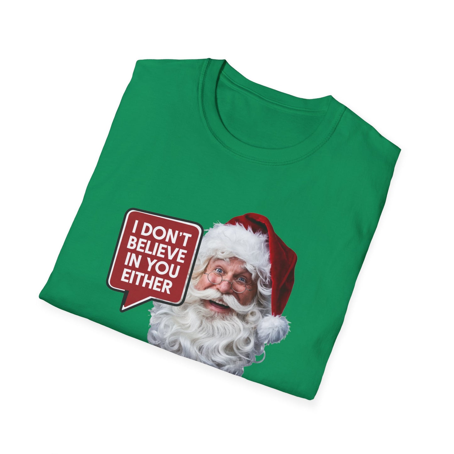 Funny Santa Holiday T-Shirt, Christmas Gift for Adults, Unisex Tee, Humor Shirt, Festive Wear, Winter Apparel