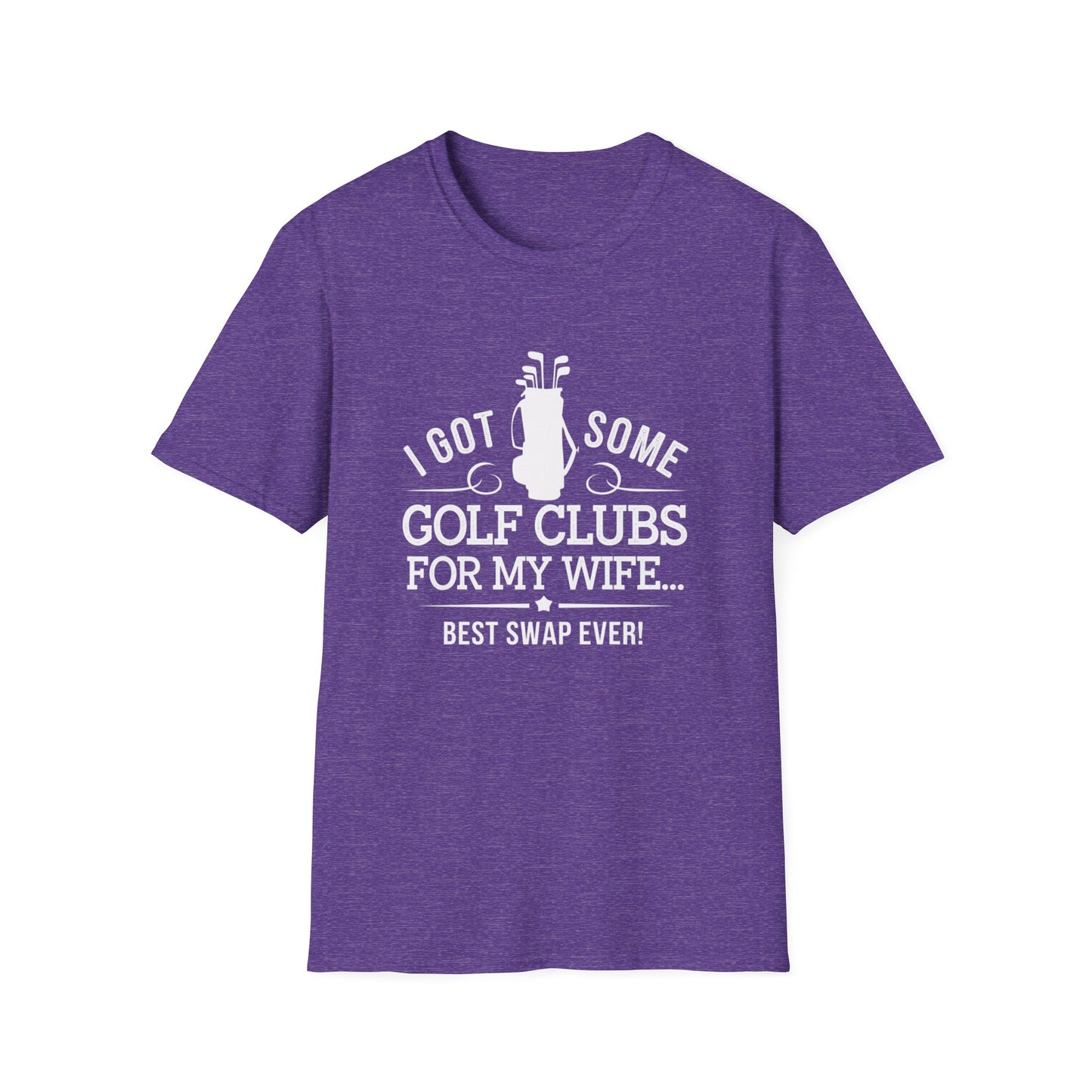 Funny Golf T-Shirt for Couples - "I Got Some Golf Clubs for My Wife"