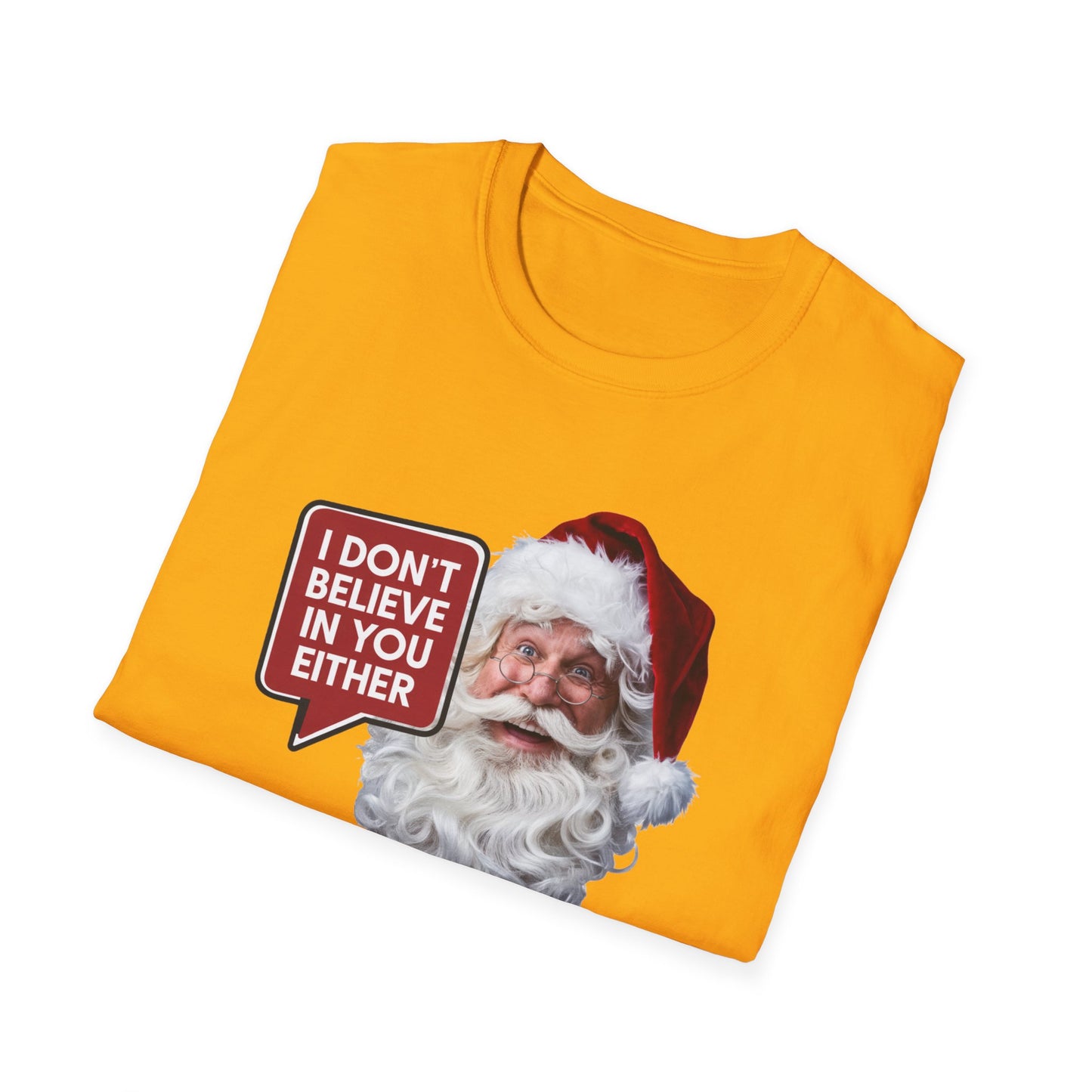 Funny Santa Holiday T-Shirt, Christmas Gift for Adults, Unisex Tee, Humor Shirt, Festive Wear, Winter Apparel