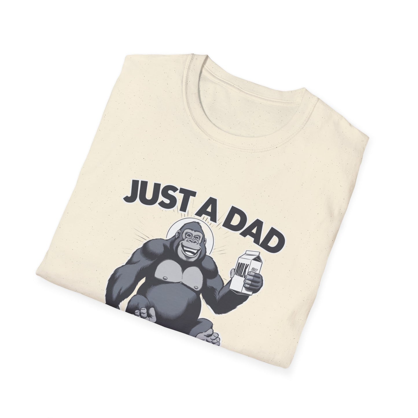 Just a Dad Unisex Softstyle T-Shirt - Humorous Father's Day Gift, Comfortable Casual Wear