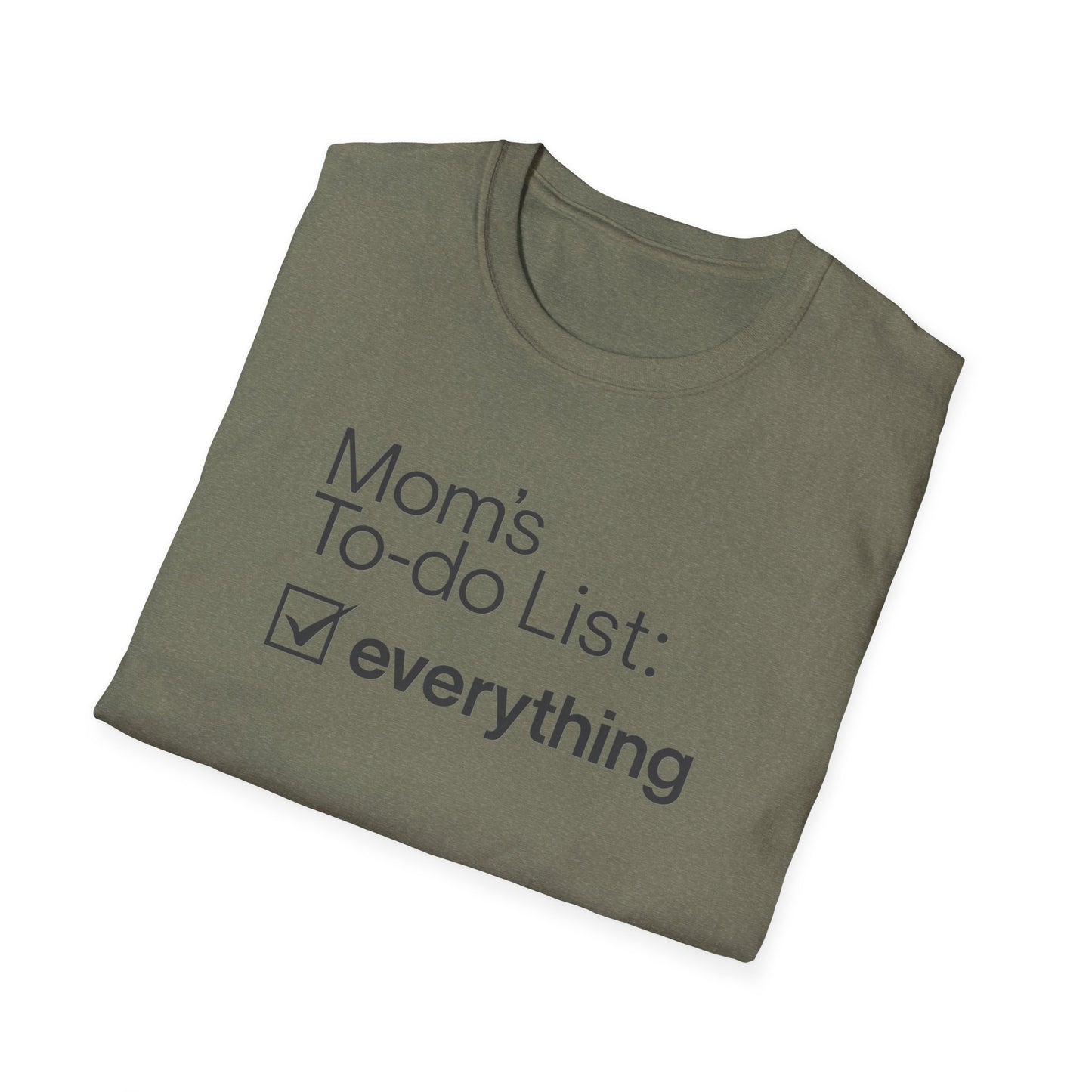 Mom's To-Do List T-Shirt, Funny Gift for Moms, Women's Casual Tee, Mother's Day Gift, Everyday Wear, Family Humor Shirt