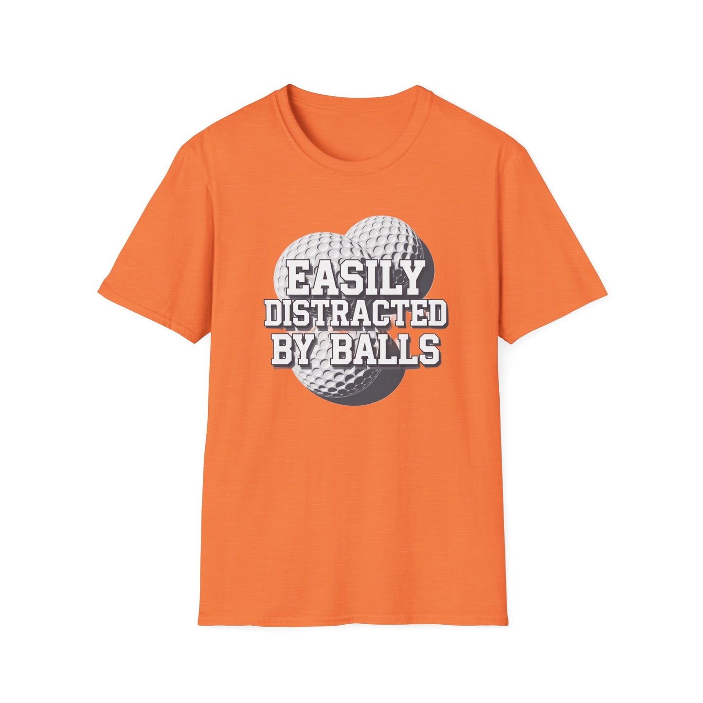 Easily Distracted Golf T-Shirt | Unisex Softstyle Tee for Golf Lovers