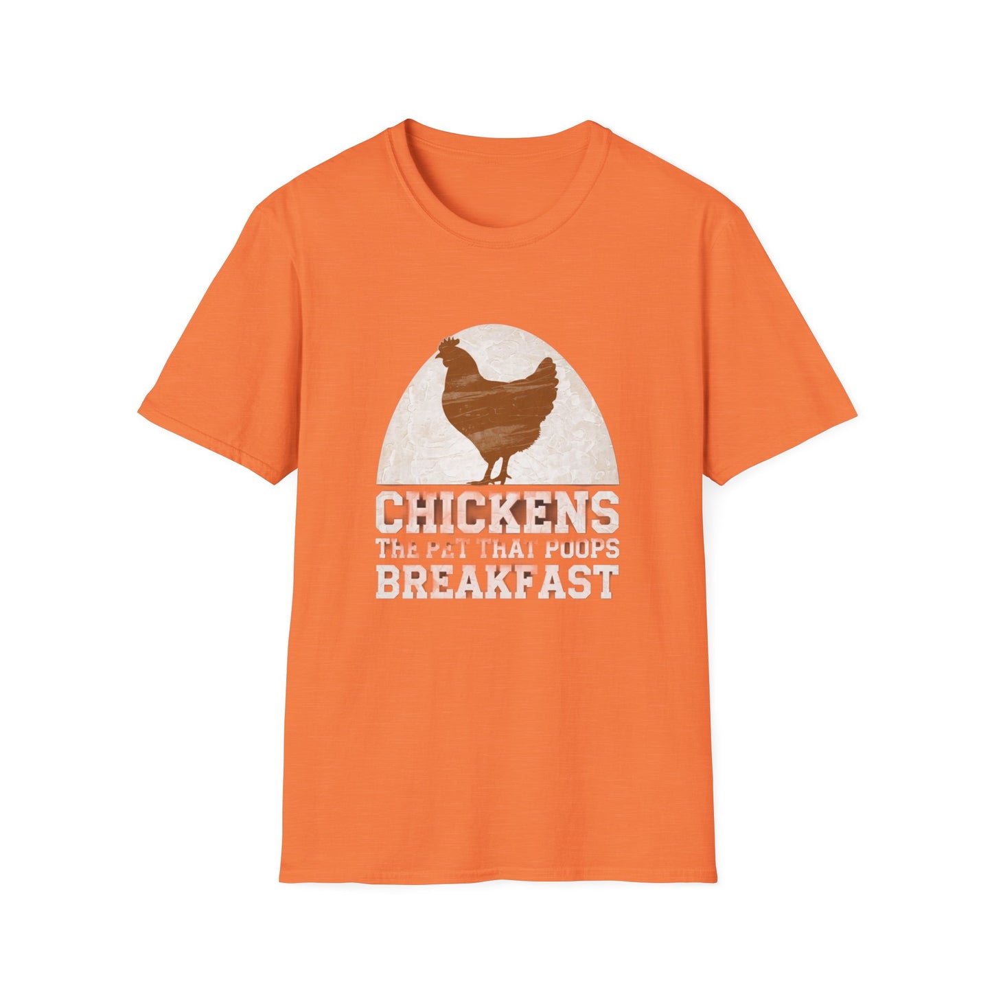 Chickens Breakfast Unisex Softstyle T-Shirt - Fun Farmhouse Tee for Animal Lovers