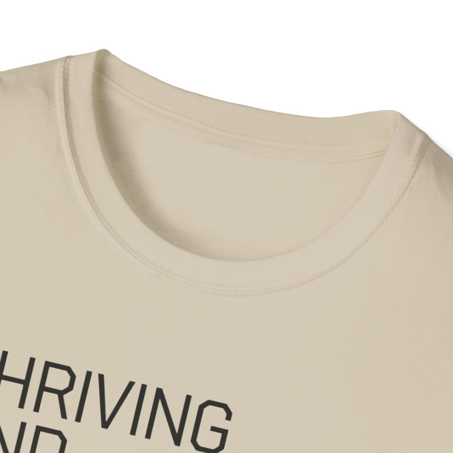 Mom Life Unisex T-Shirt | Thriving and Surviving Tee | Gift for Moms, Mother's Day, Parenting, Casual Wear, Birthday
