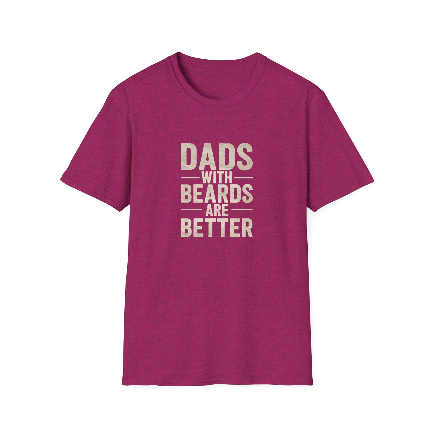 Dads with Beards Unisex Softstyle T-Shirt - Perfect Gift for Father's Day