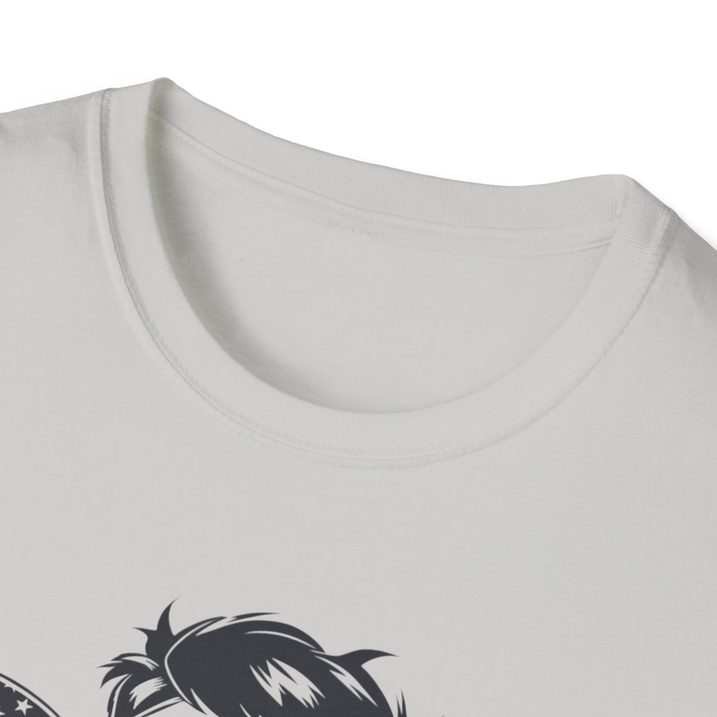 Merica Graphic T-Shirt - Softstyle Unisex Tee for Independence Day & Casual Wear