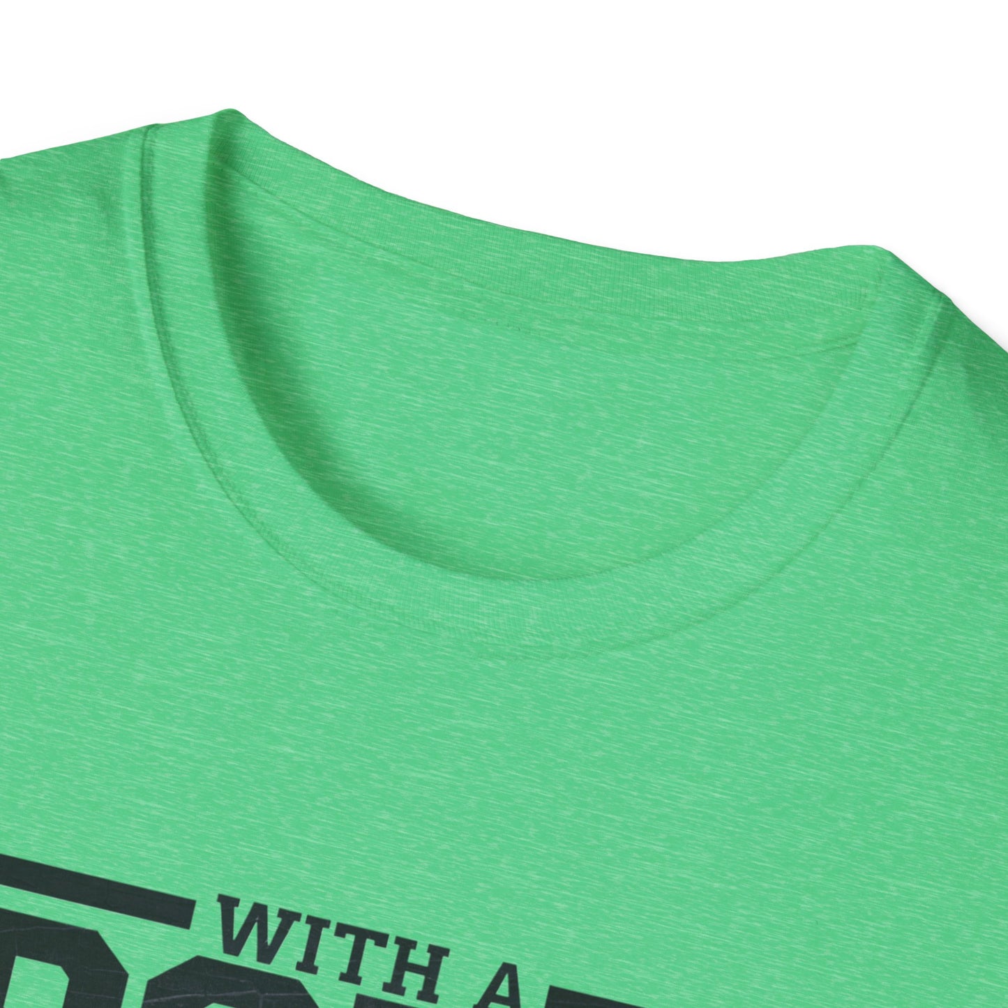 Body Positive Unisex Softstyle T-Shirt - "With a Body Like This, Who Needs Hair?" Fathers Day