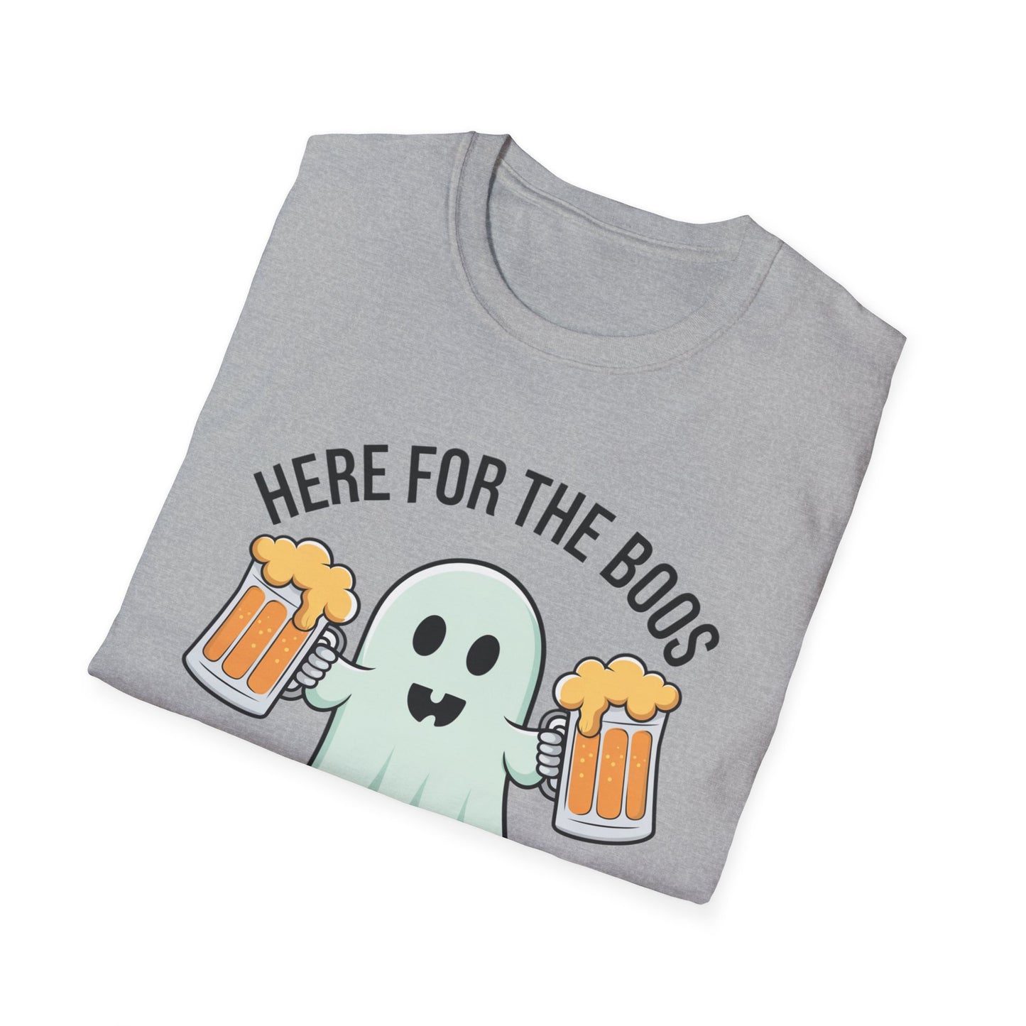 Ghostly Humor Unisex T-Shirt - Perfect for Halloween, Casual Outings, and Party Vibes, Fun Apparel, Spooky Season Tee, Gift for Friends