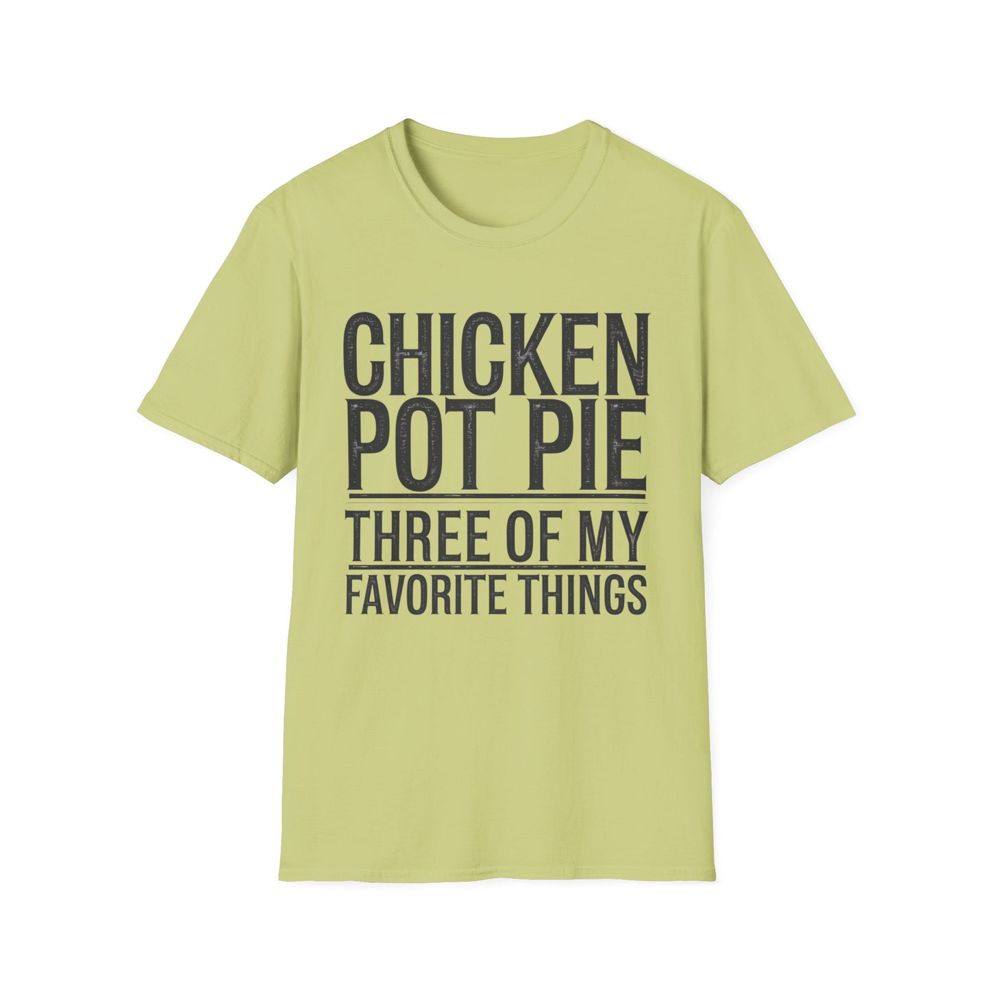 Funny Chicken Pot Pie Unisex Softstyle T-Shirt | Perfect for Food Lovers