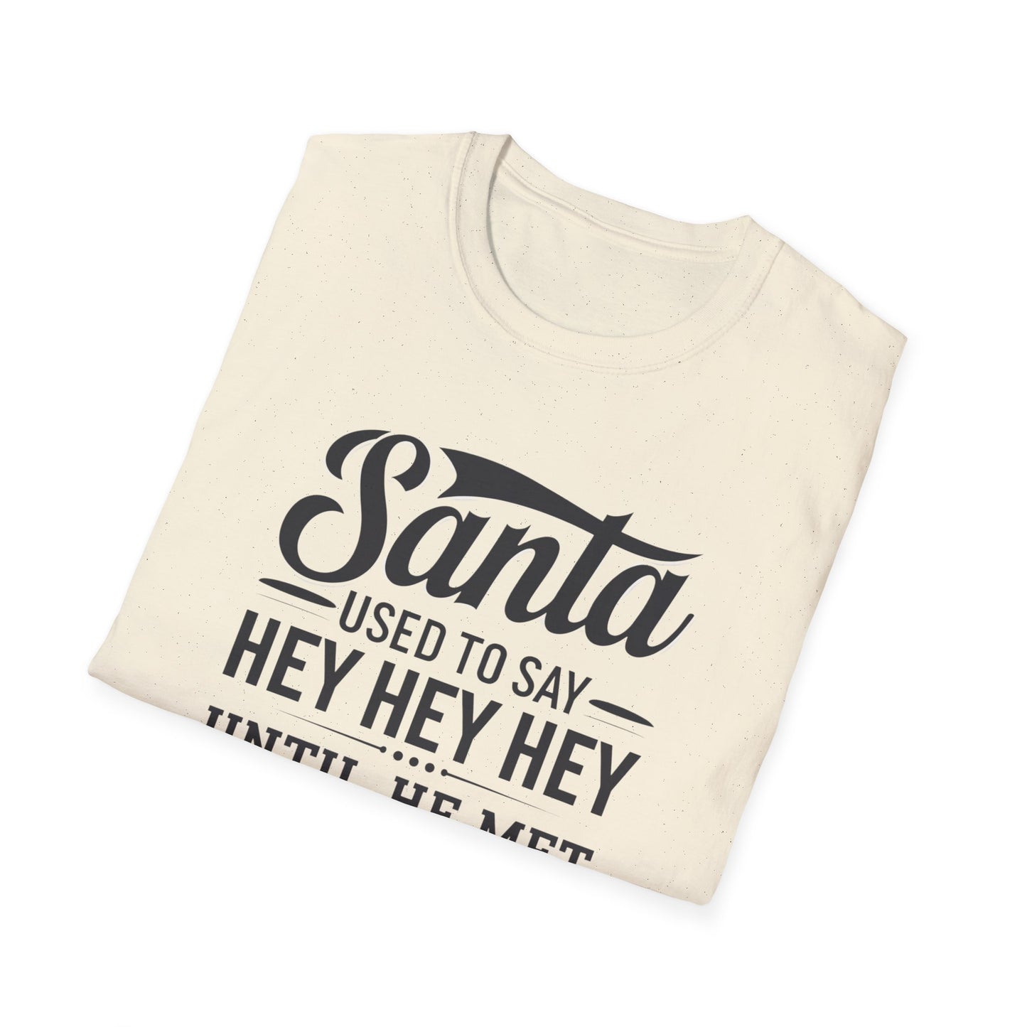 Funny Santa T-Shirt for Christmas, Holiday Shirt, Unisex Graphic Tee, Gift for Mom, Family Gathering Tee, Fun Holiday Apparel