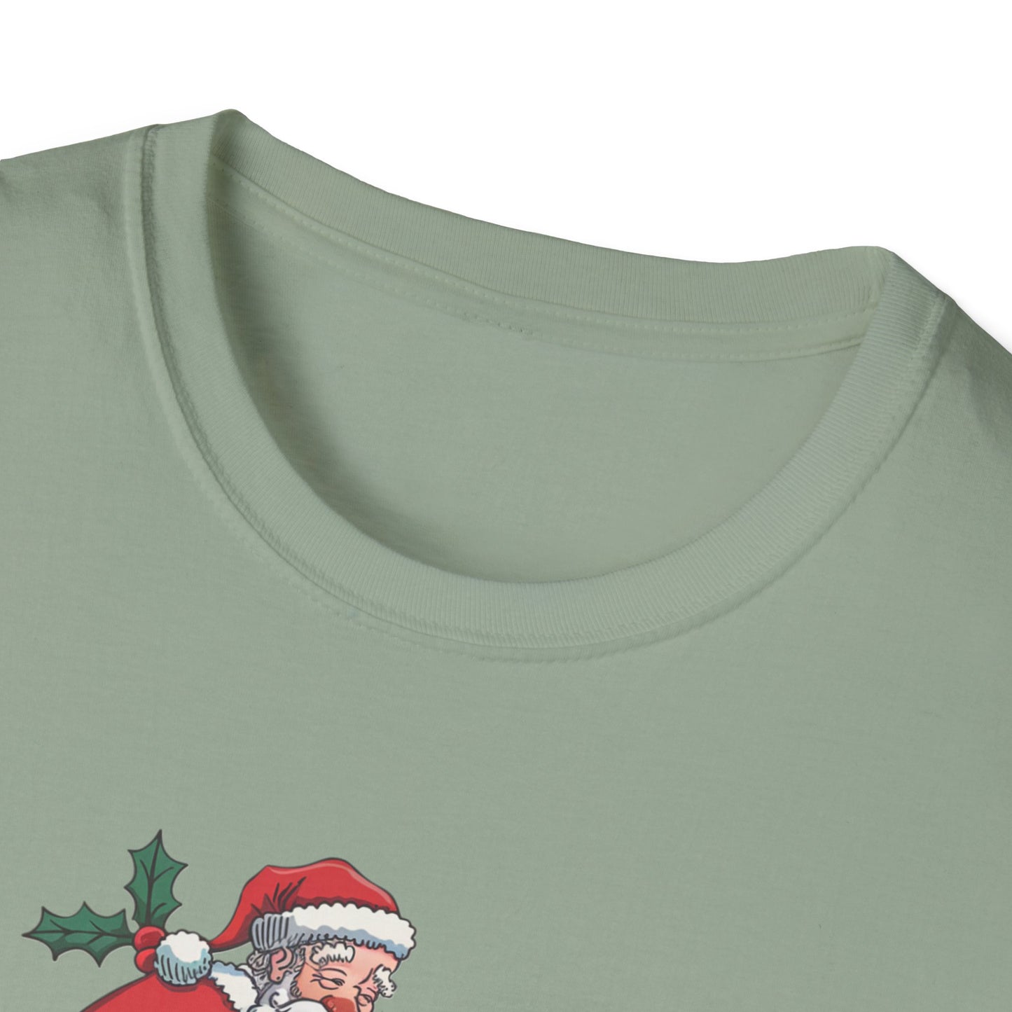 Funny Christmas T-Shirt, Santa Humor Tee, Holiday Gift, Unisex Top, Ugly Sweater Replacement, Christmas Party Shirt