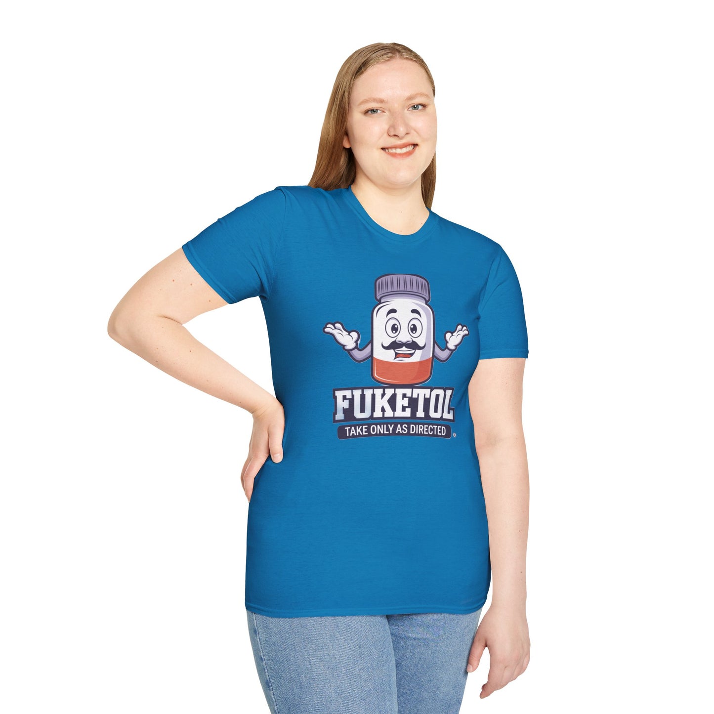FUKETOL Unisex Softstyle T-Shirt - Fun and Playful Graphic Tee