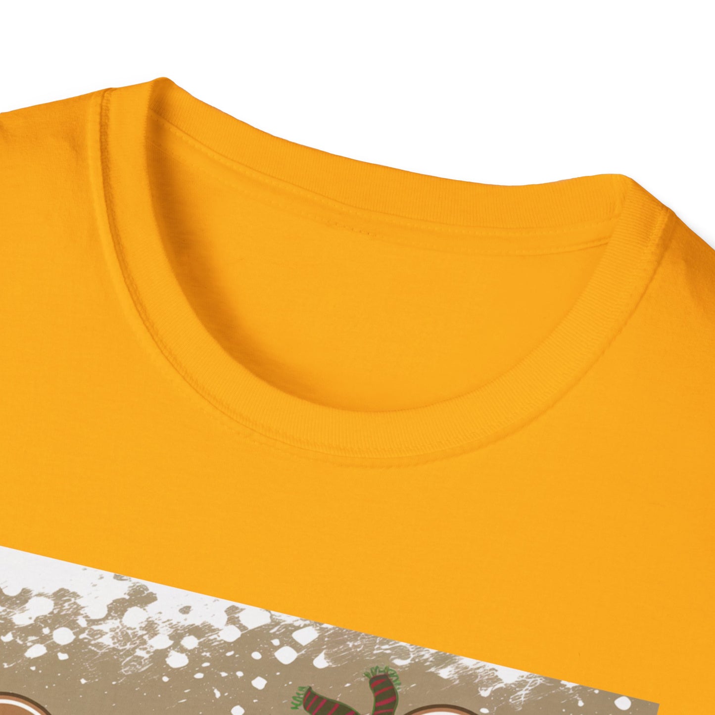 Festive Gingerbread Unisex T-Shirt, Holiday Tee, Christmas Gift, Cozy Shirt, Winter Apparel, Fun Gift Idea