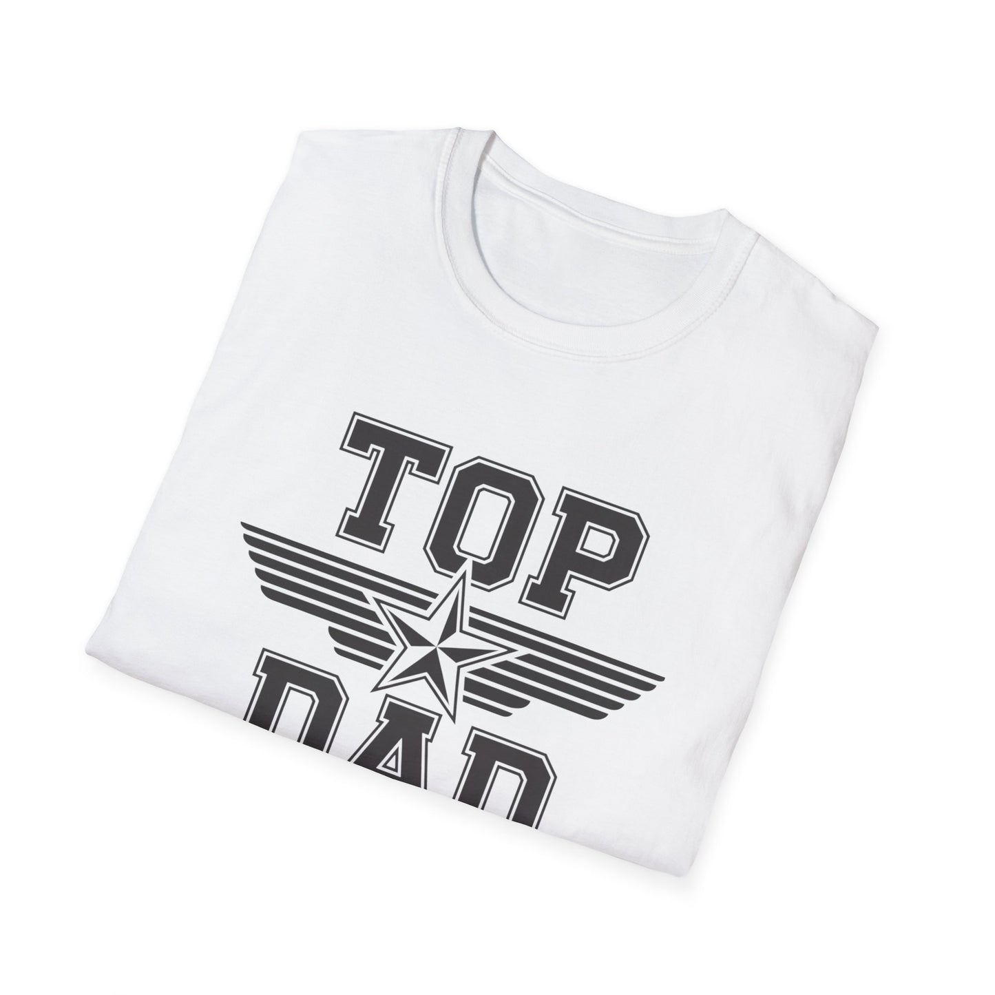 Top Dad Unisex Softstyle T-Shirt, Father's Day Gift, Casual Wear, Dad Shirt, Family Reunion Tee, Gift for Dad