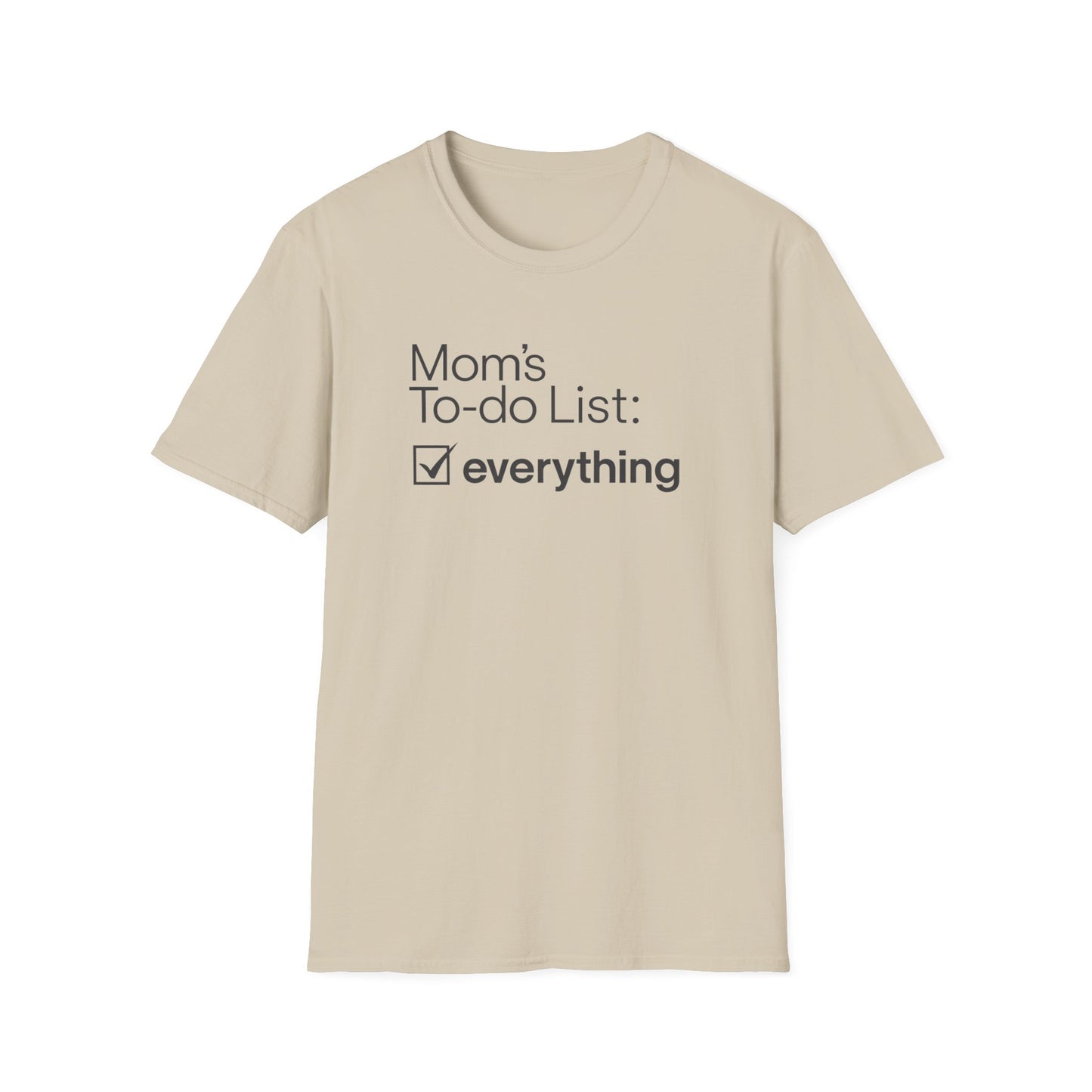 Mom's To-Do List T-Shirt, Funny Gift for Moms, Women's Casual Tee, Mother's Day Gift, Everyday Wear, Family Humor Shirt