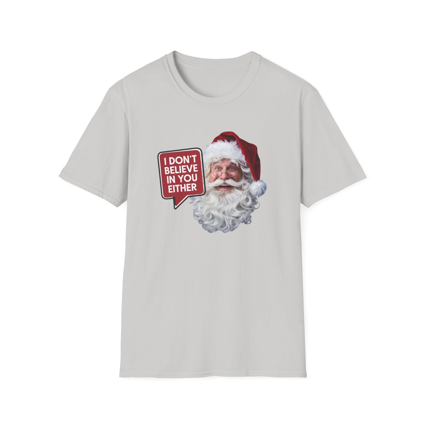 Funny Santa Holiday T-Shirt, Christmas Gift for Adults, Unisex Tee, Humor Shirt, Festive Wear, Winter Apparel