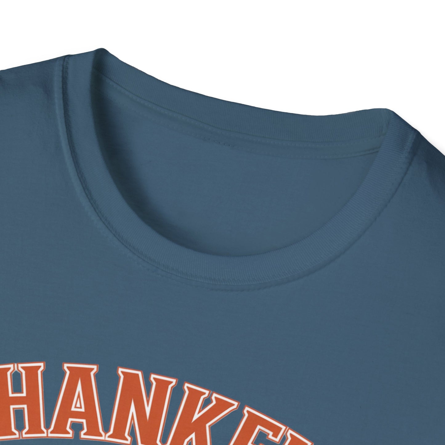 Thankful for Stretchy Pants Unisex Softstyle T-Shirt - Perfect for Thanksgiving & Casual Outings